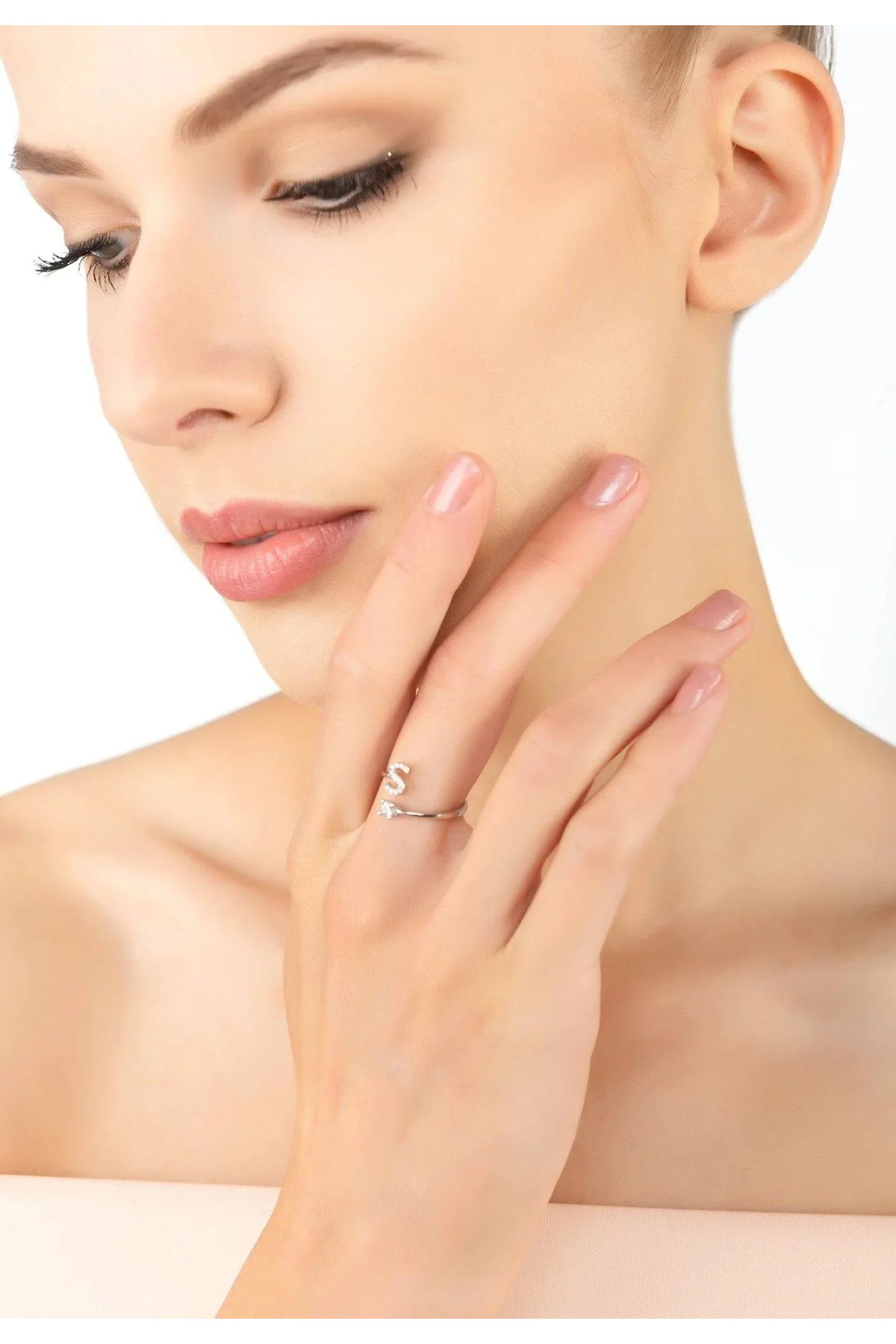 Initial Ring Silver S - LATELITA Rings