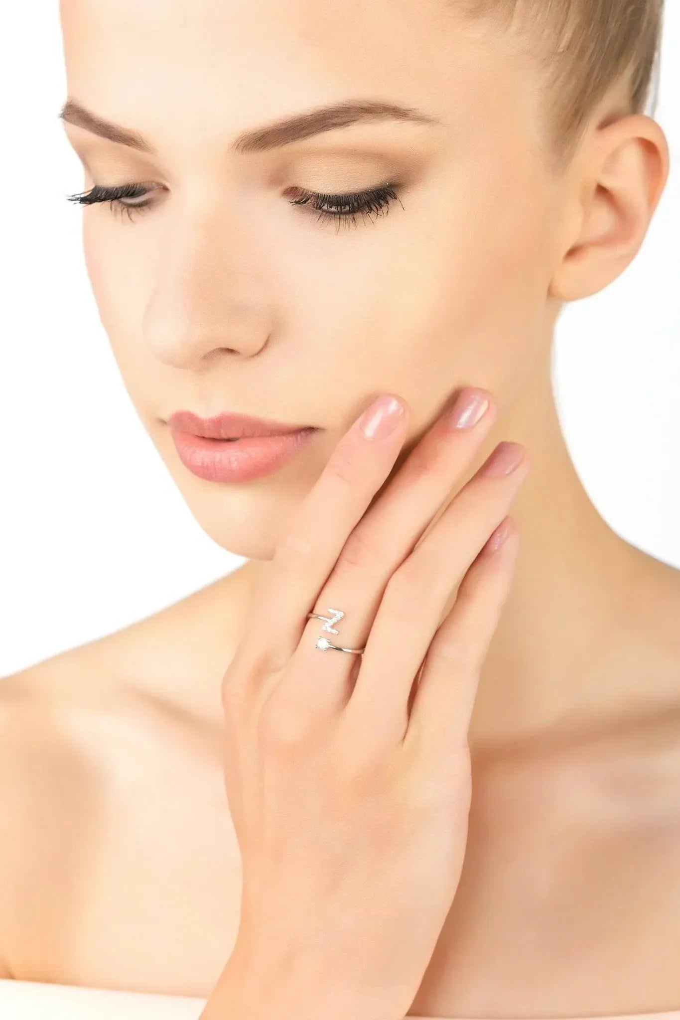 Initial Ring Silver Z - LATELITA Rings