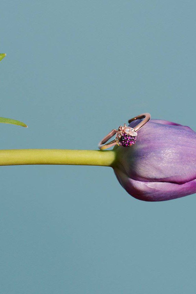 Ladybird Ring Rosegold - LATELITA Rings