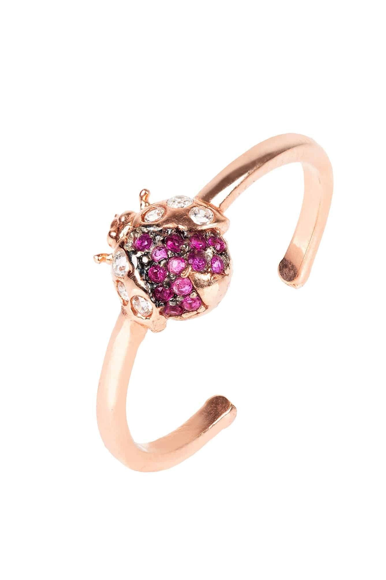 Ladybird Ring Rosegold - LATELITA Rings