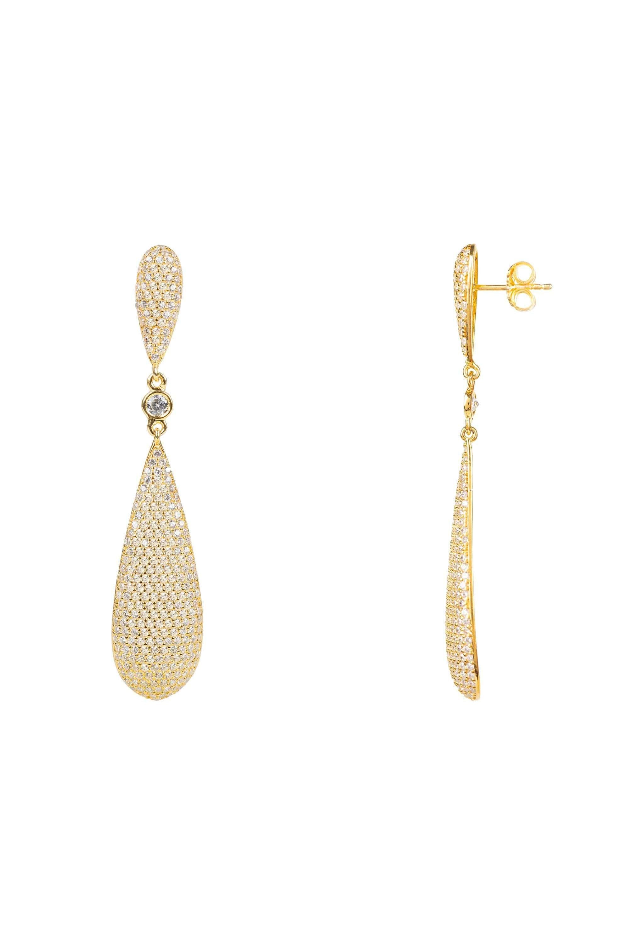 Latelita Long Drop Earrings Gold - LATELITA Earrings
