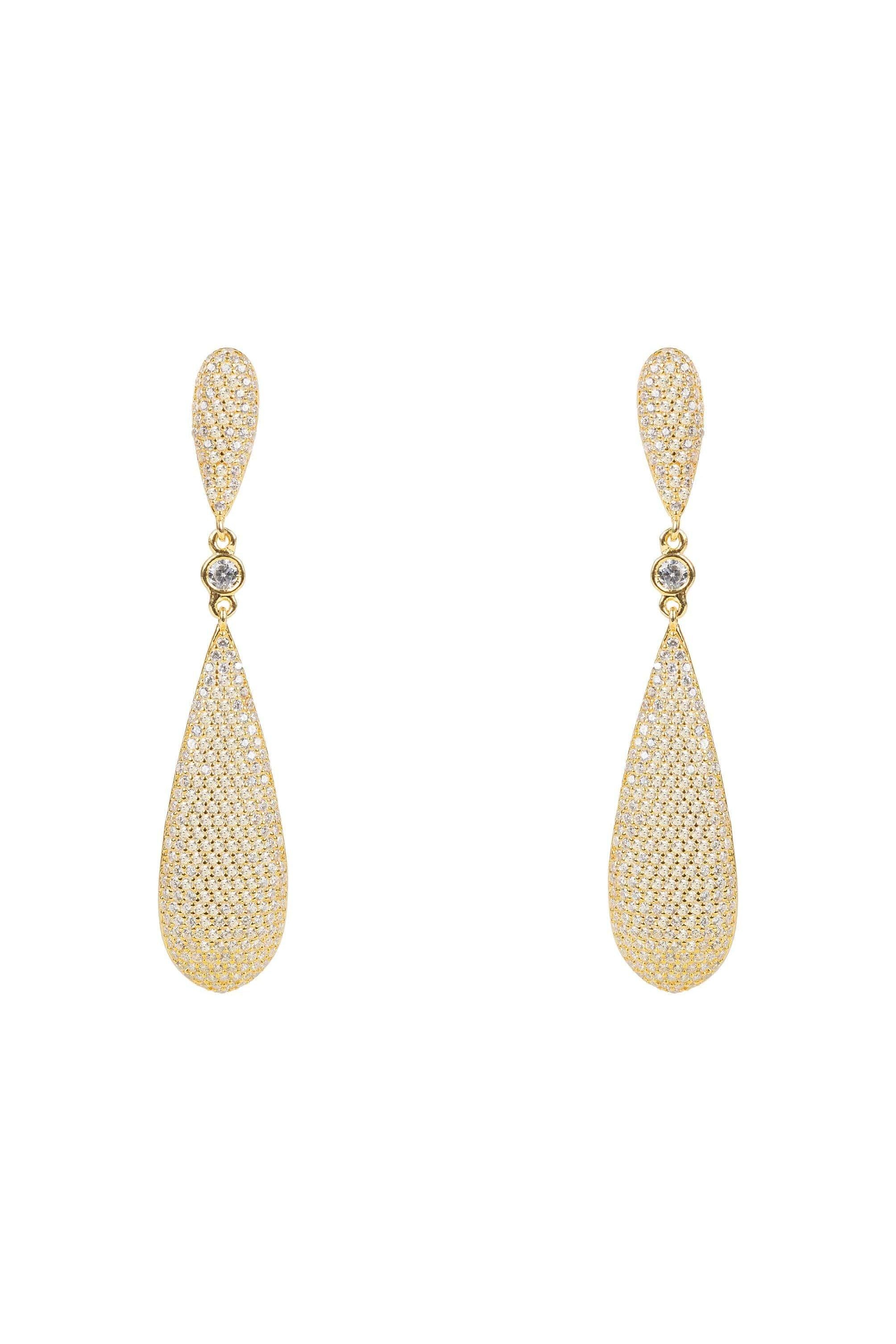 Latelita Long Drop Earrings Gold - LATELITA Earrings