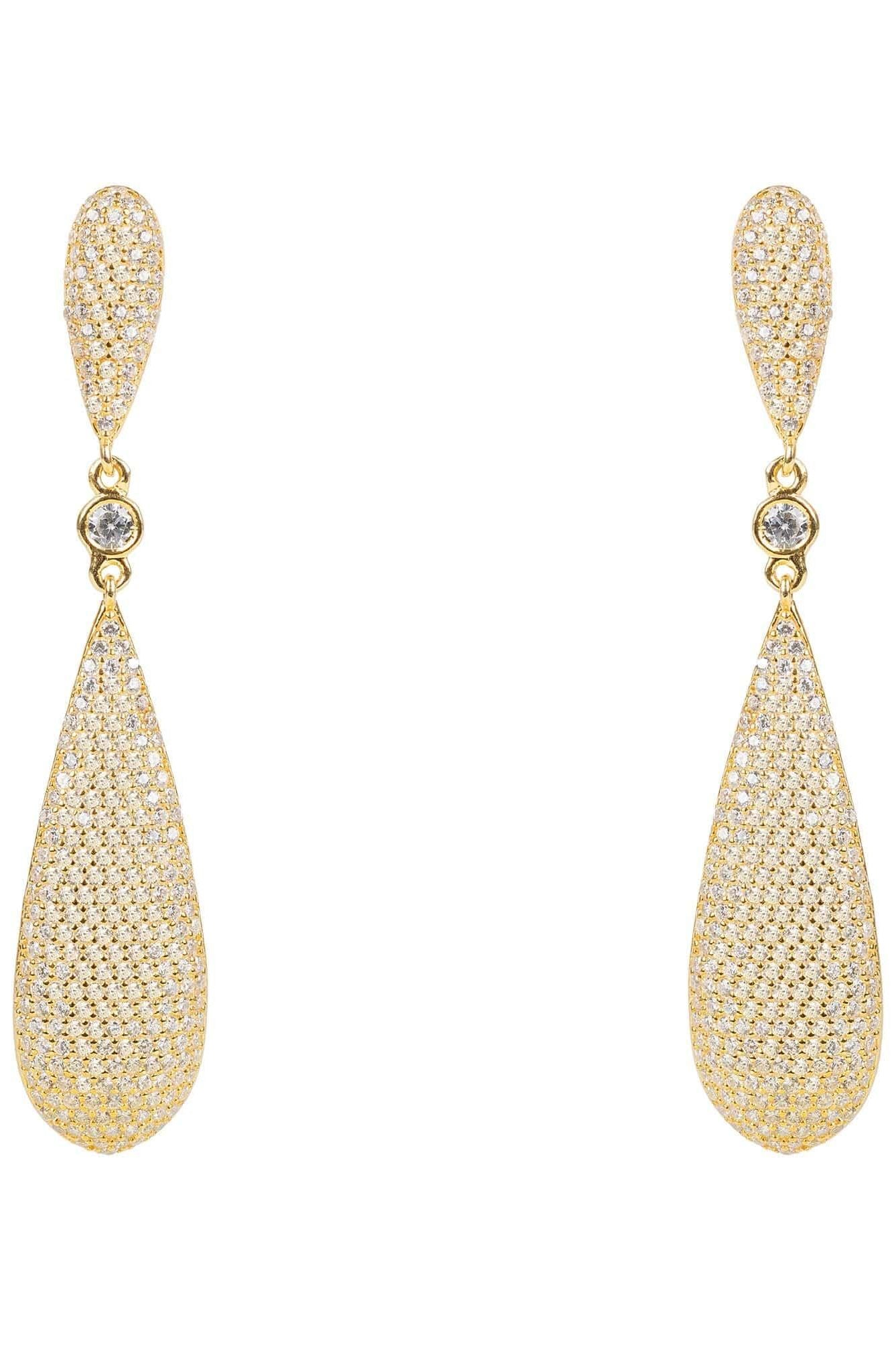 Latelita Long Drop Earrings Gold - LATELITA Earrings