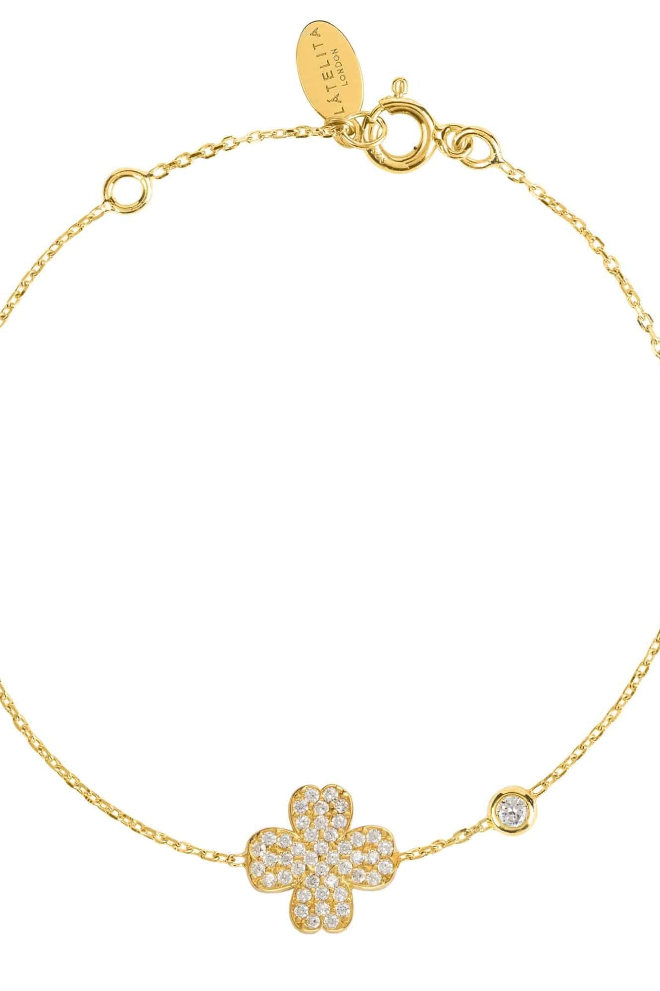 Lucky Four Leaf Clover Bracelet - LATELITA Bracelets