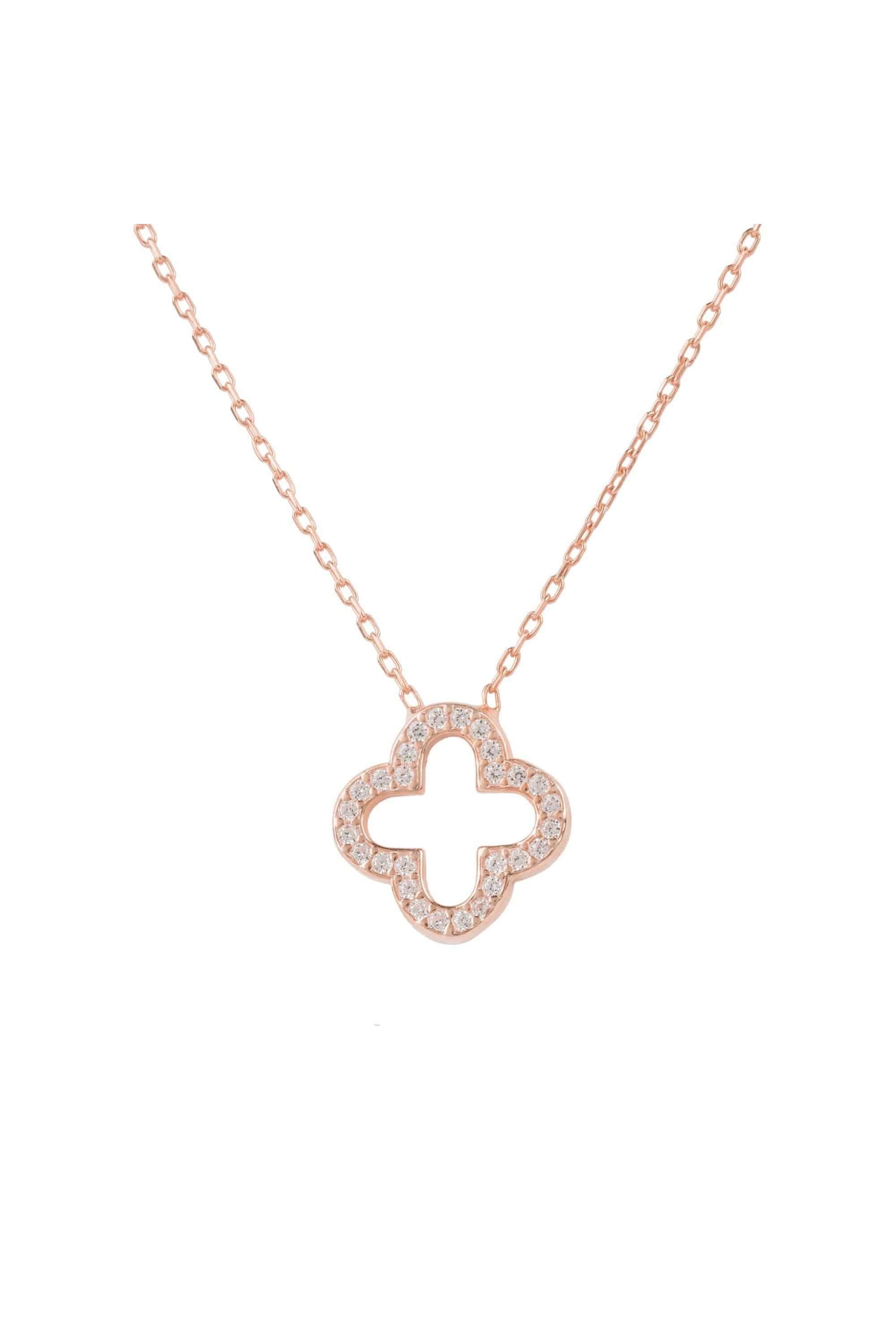 Open Clover Pendant Necklace - LATELITA Necklaces