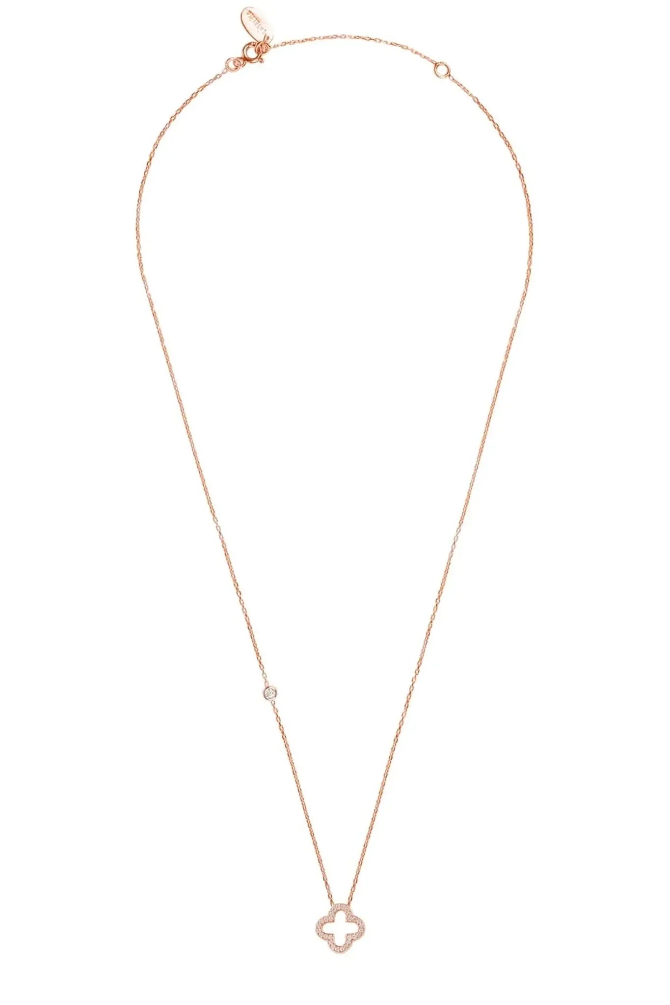 Open Clover Pendant Necklace - LATELITA Necklaces