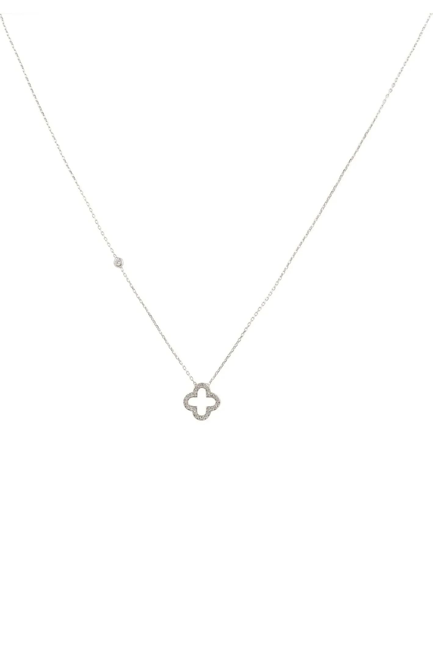 Open Clover Pendant Necklace - LATELITA Necklaces