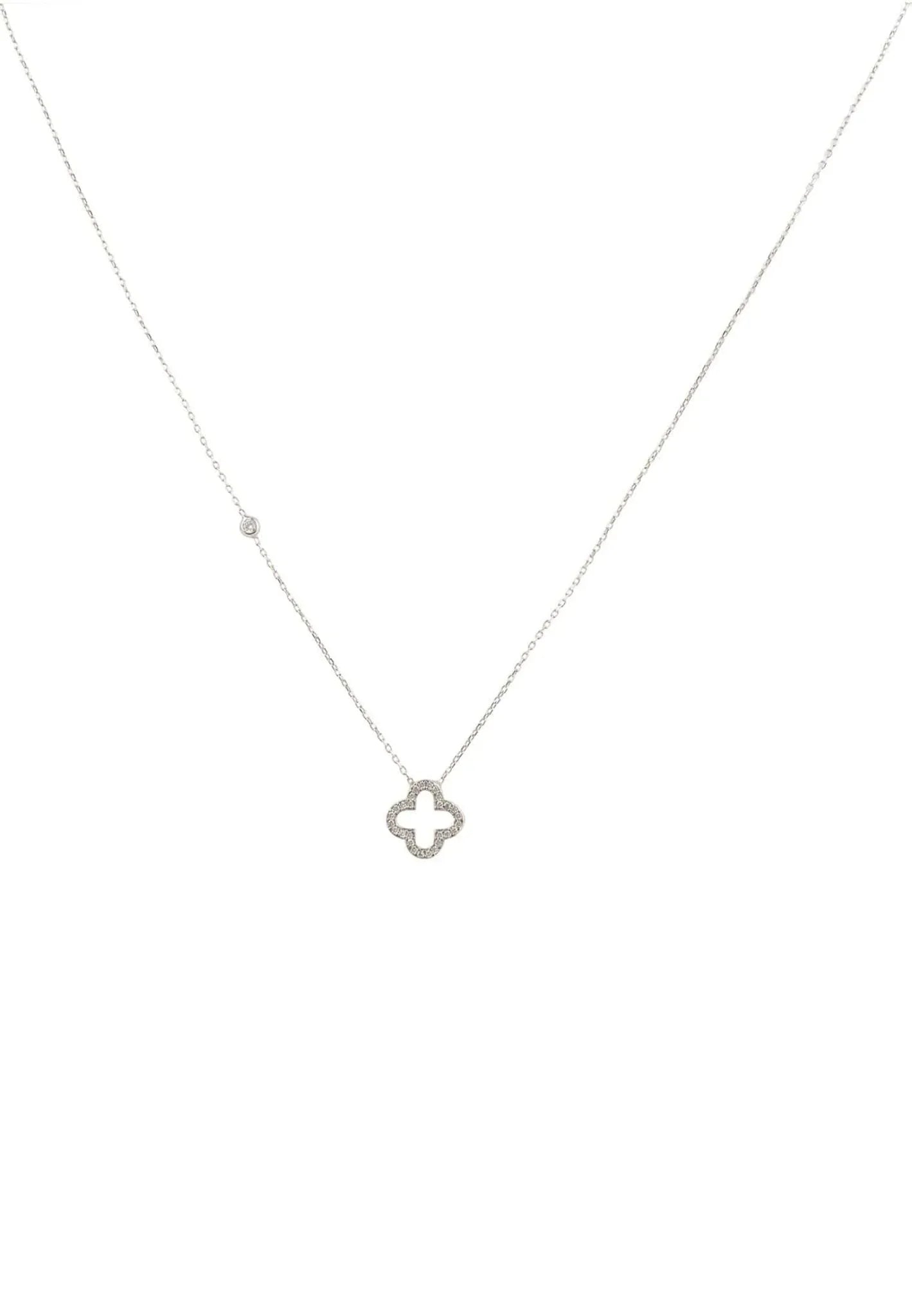 Open Clover Pendant Necklace - LATELITA Necklaces