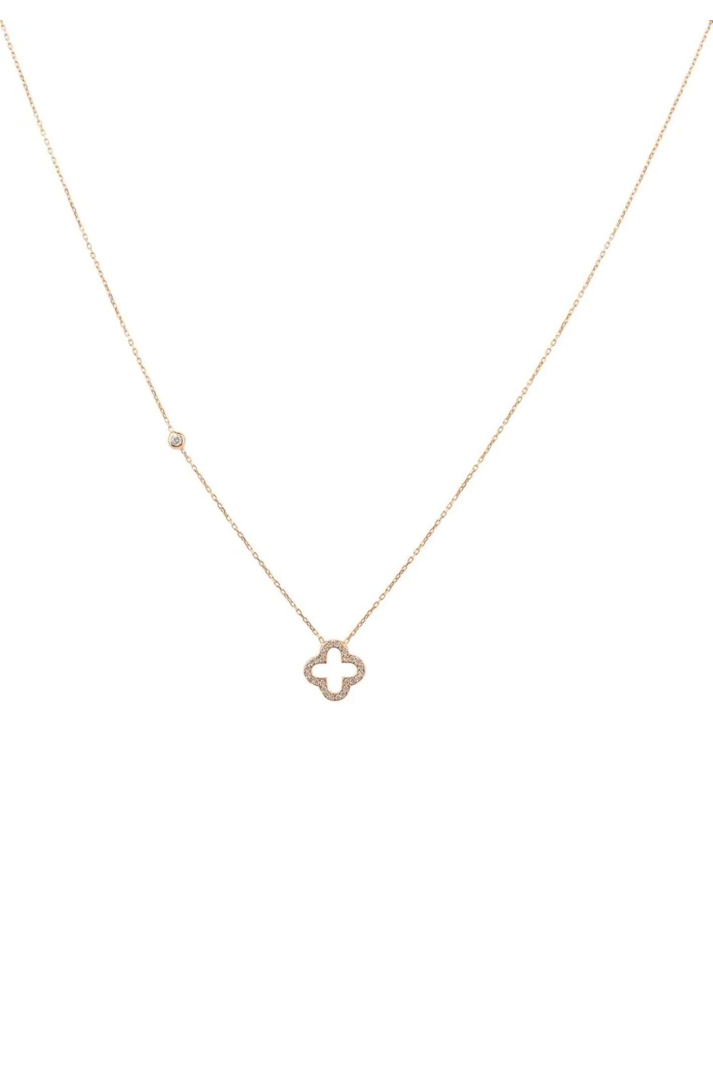 Open Clover Pendant Necklace - LATELITA Necklaces