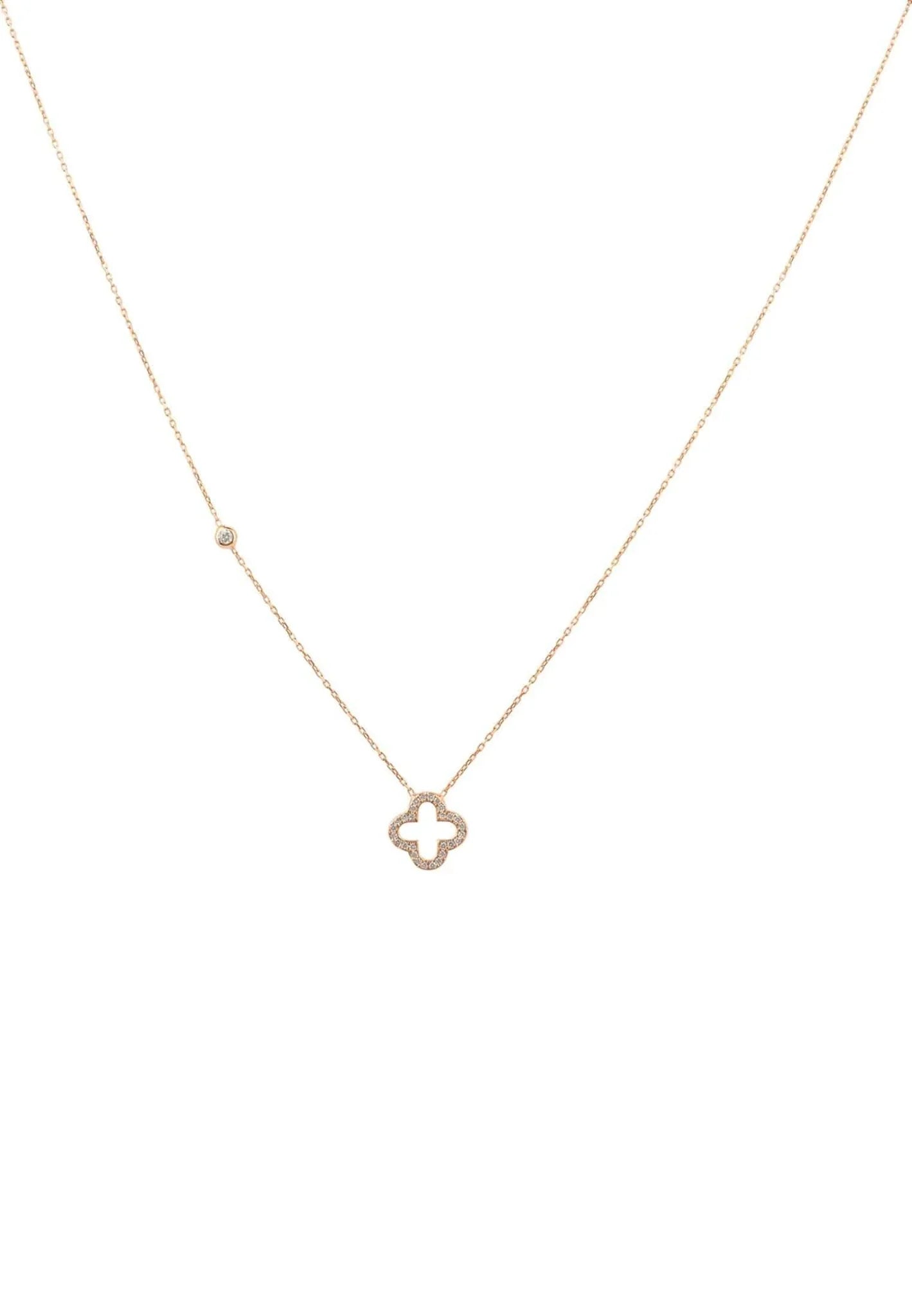 Open Clover Pendant Necklace - LATELITA Necklaces