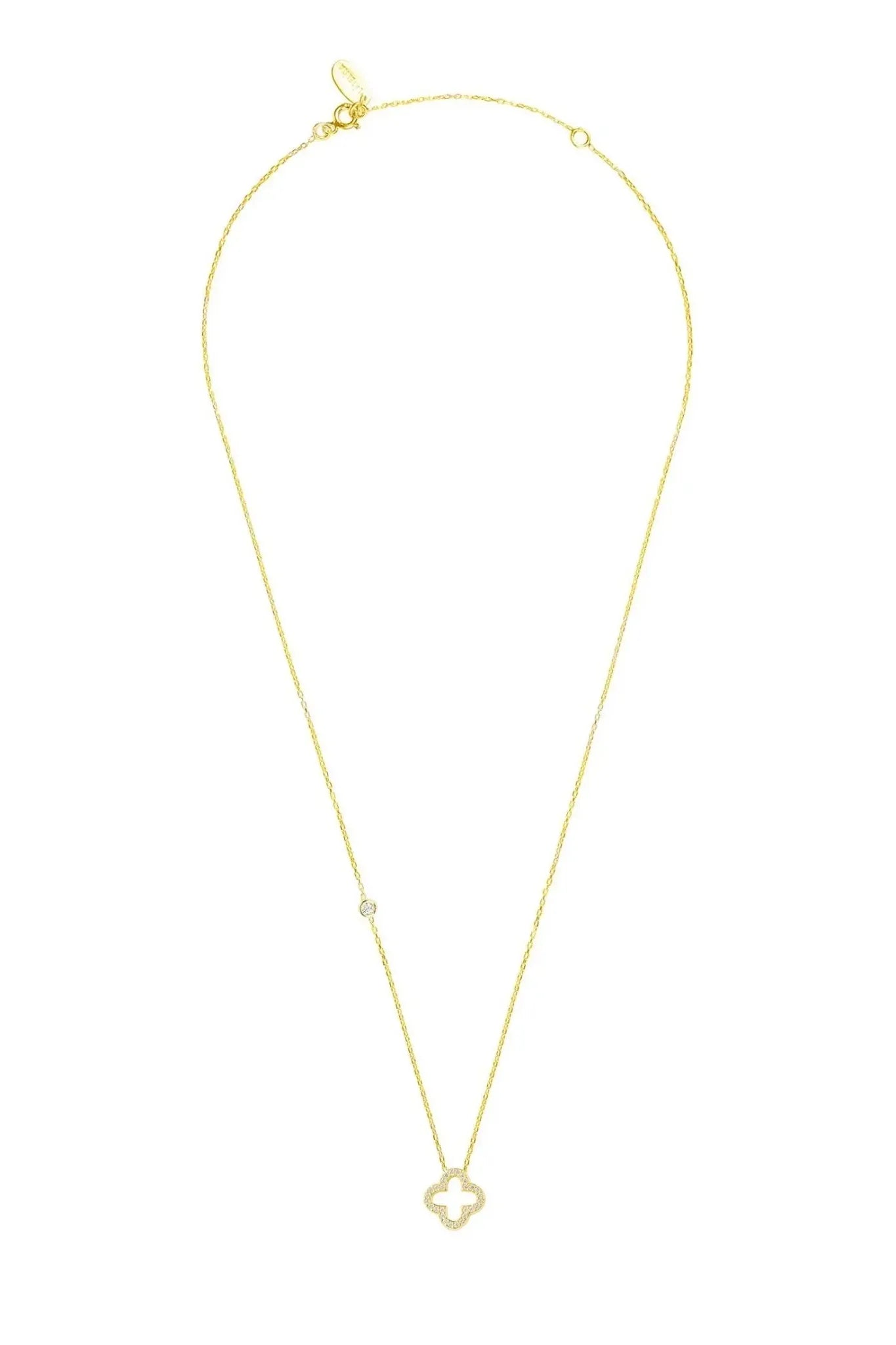 Open Clover Pendant Necklace - LATELITA Necklaces