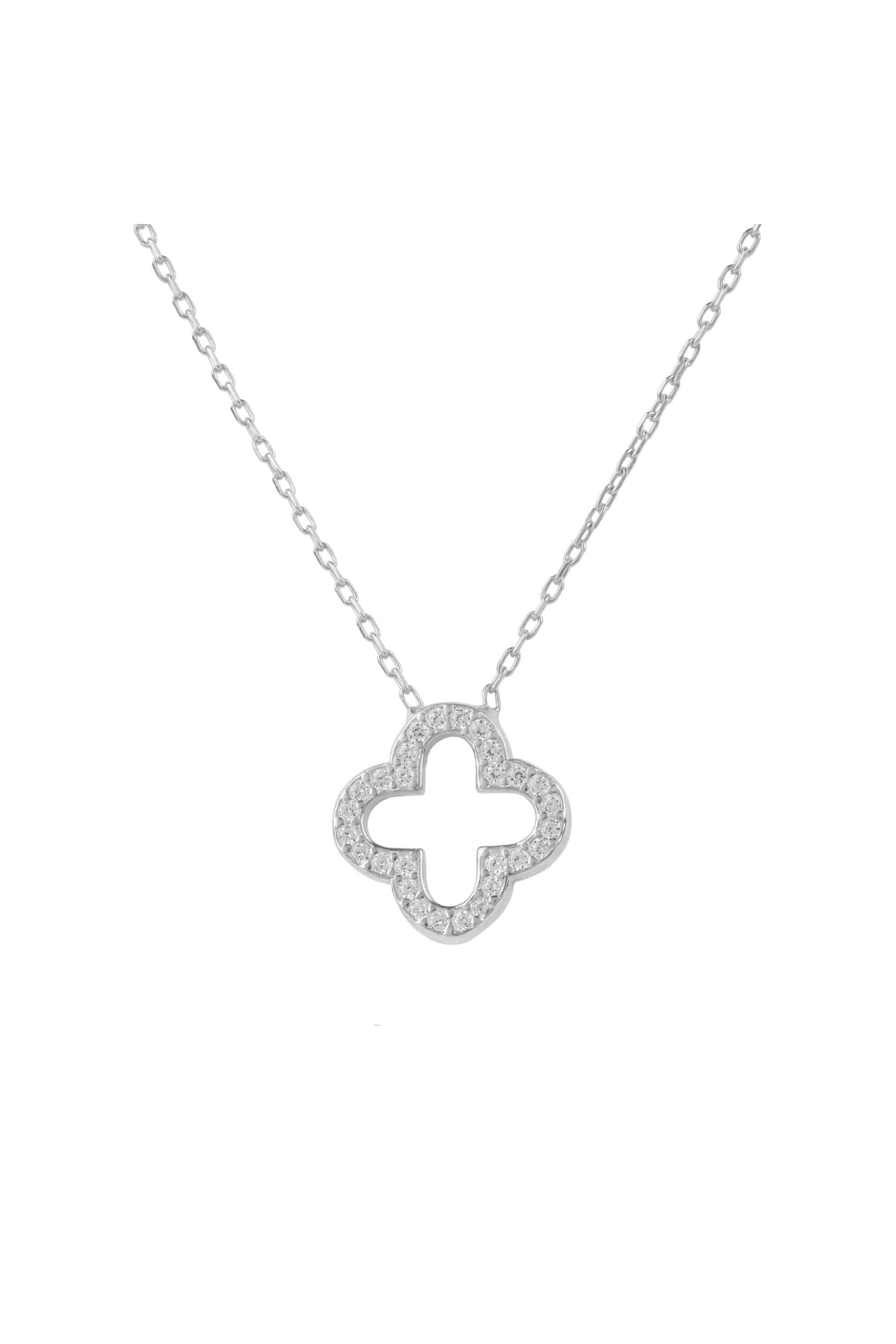Open Clover Pendant Necklace - LATELITA Necklaces