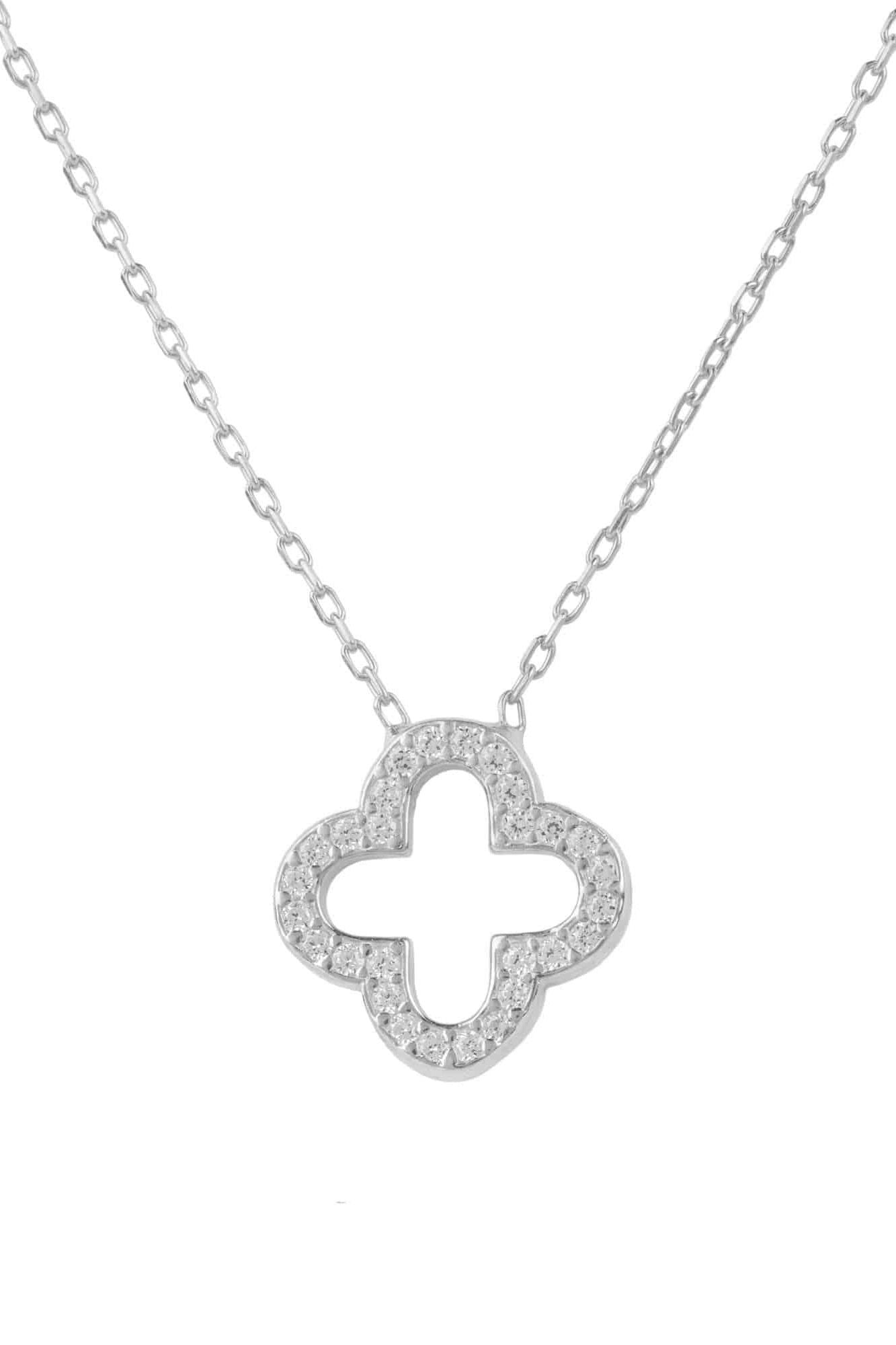 Open Clover Pendant Necklace - LATELITA Necklaces