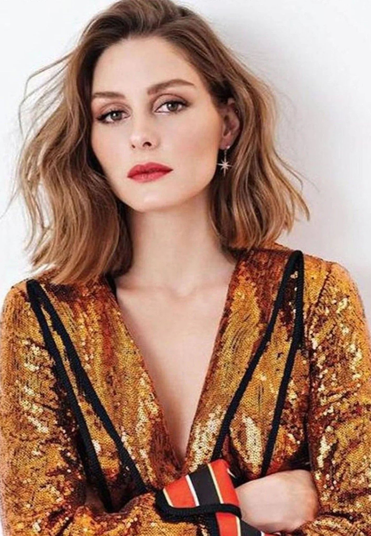 Petite Star Burst Drop Earrings Gold - LATELITA Earrings