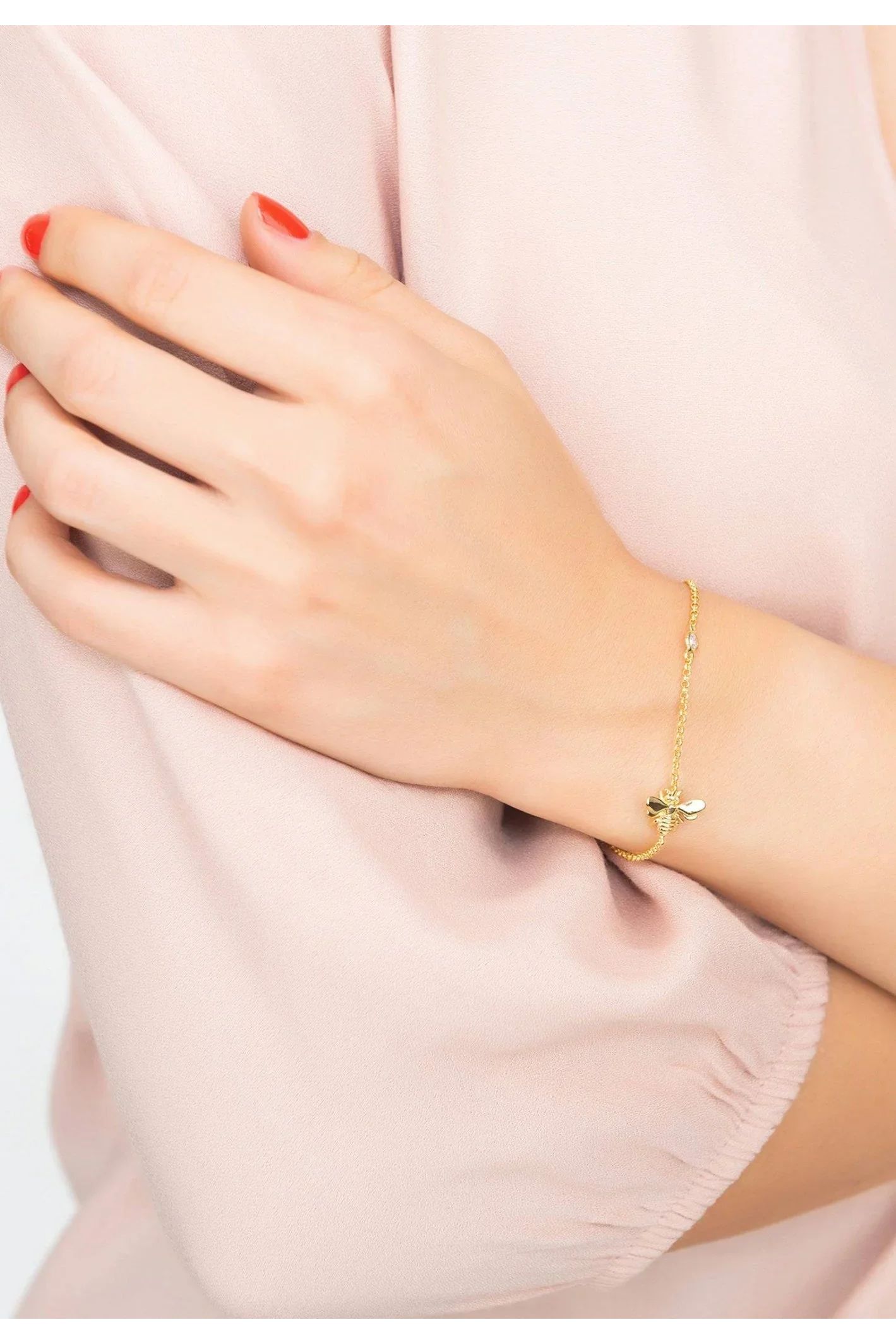 Queen Bee Bracelet Gold - LATELITA Bracelets