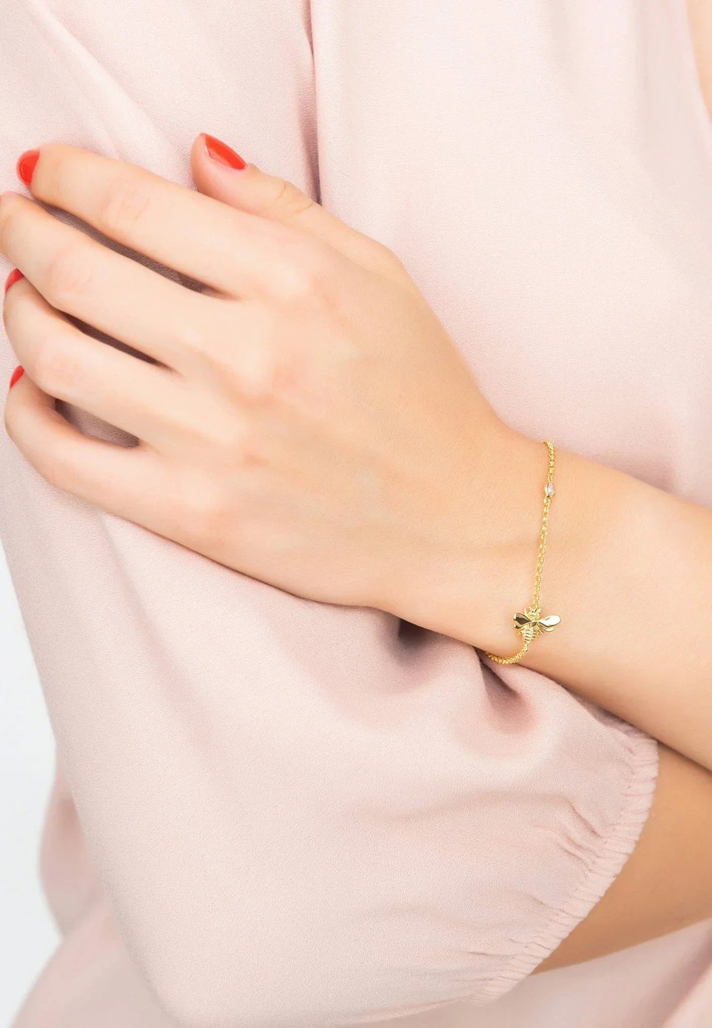 Queen Bee Bracelet Gold - LATELITA Bracelets