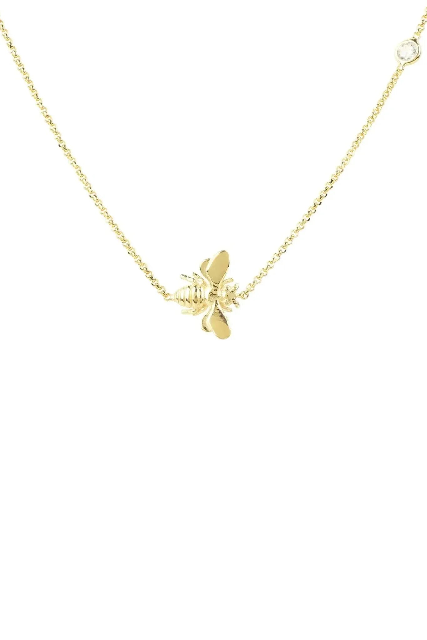 Queen Bee Necklace Gold - LATELITA Necklaces