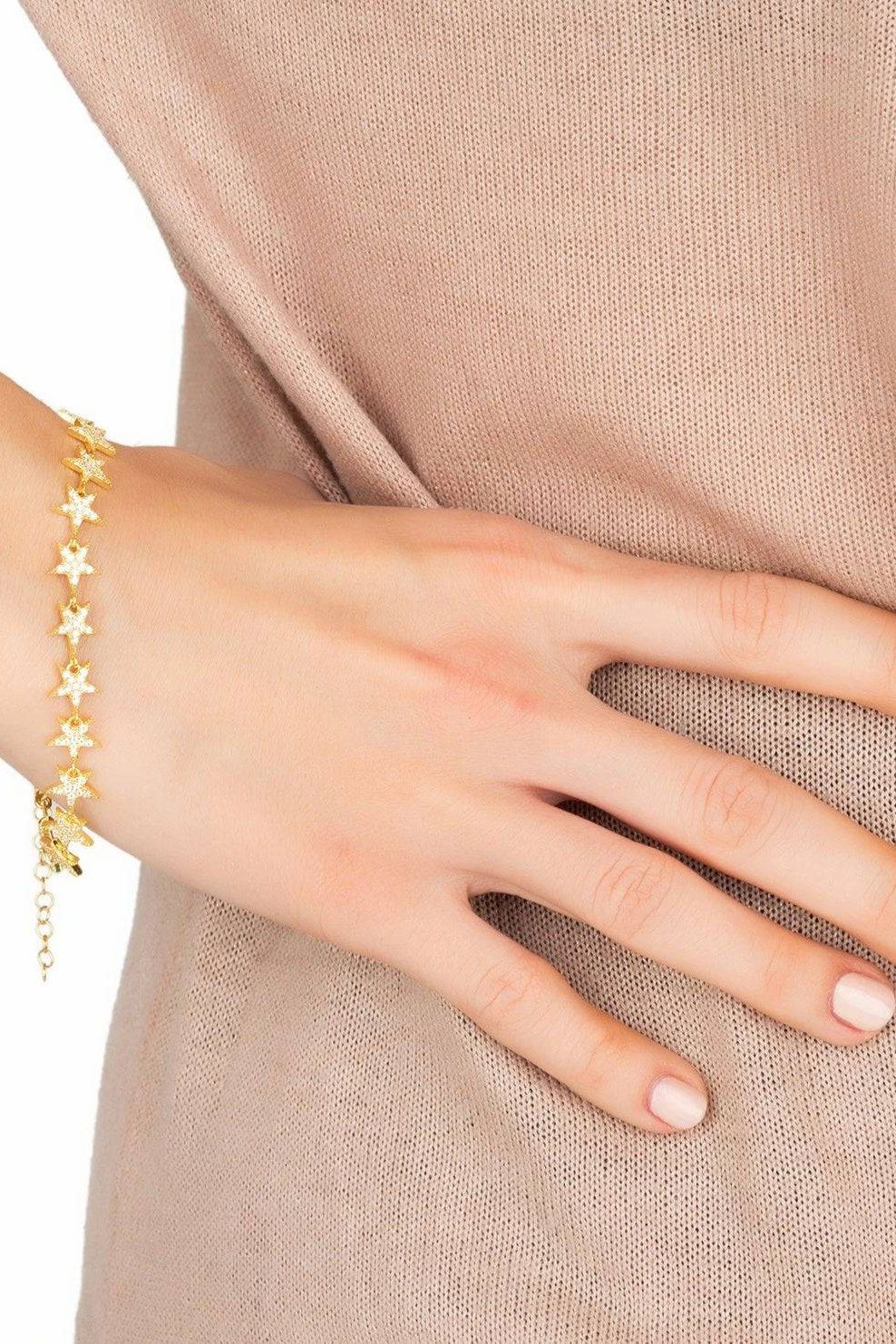 Star Strand Tennis Bracelet Silver - LATELITA Bracelets