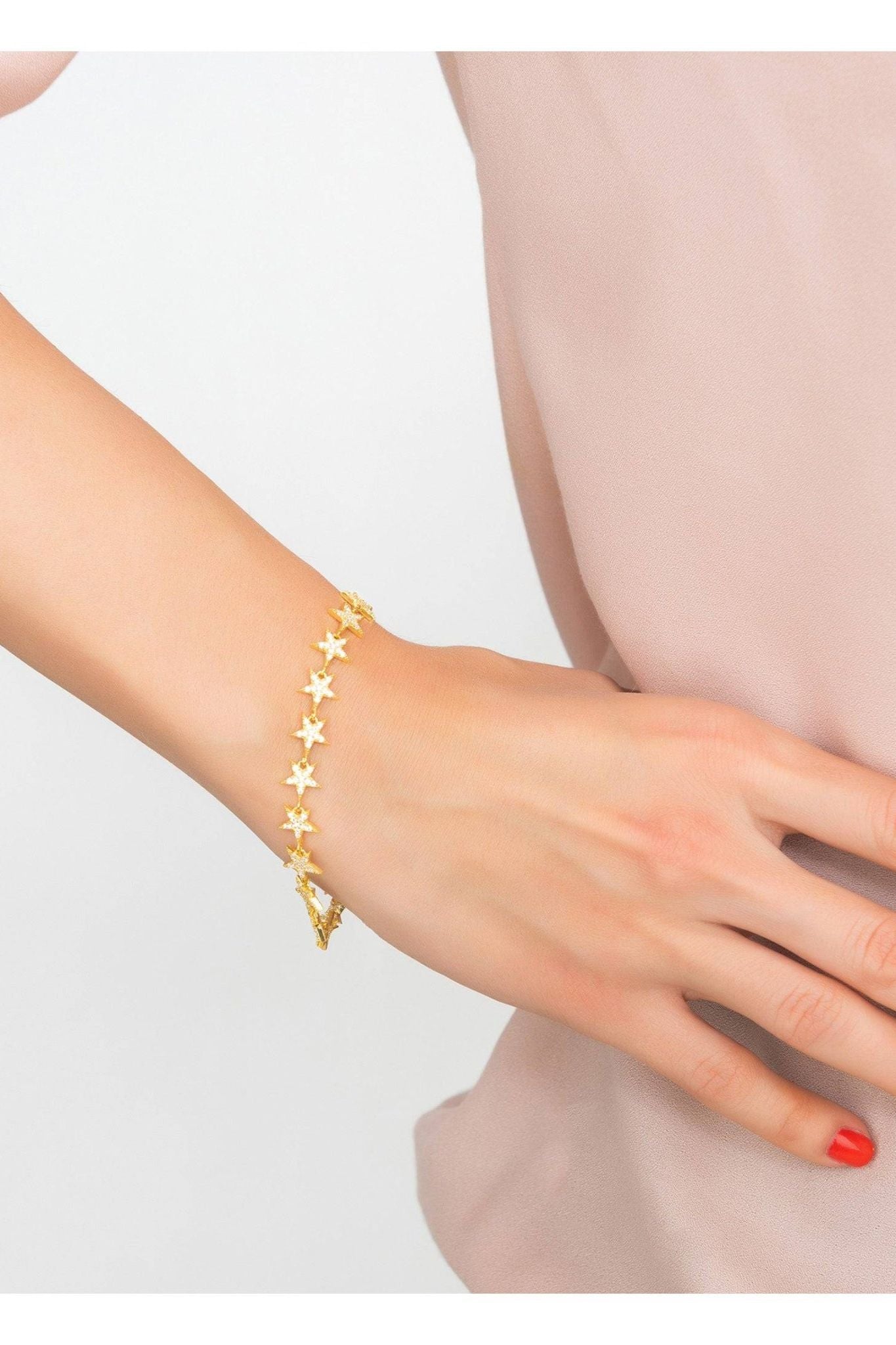 Star Strand Tennis Bracelet Silver - LATELITA Bracelets