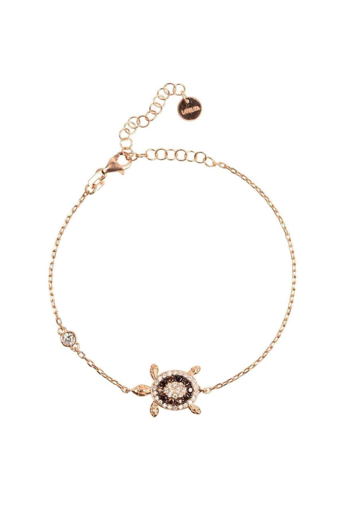 Turtle Chocolate Bracelet Pink Rosegold - LATELITA Bracelets