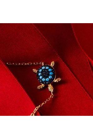 Turtle Turquoise Blue Bracelet Gold - LATELITA Bracelets
