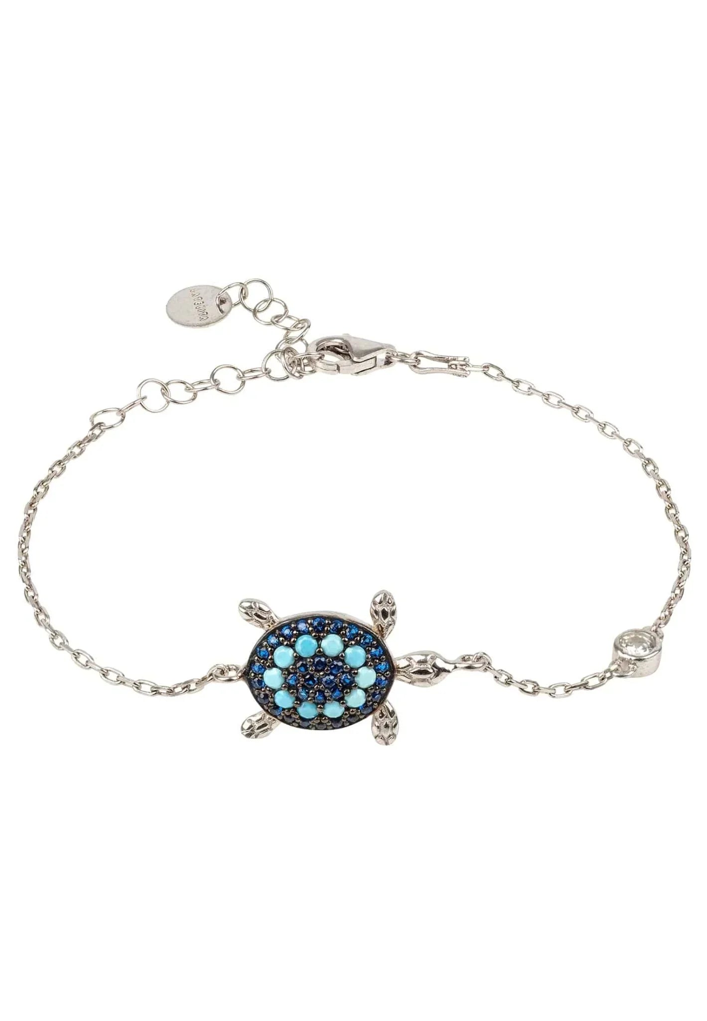 Turtle Turquoise Blue Bracelet Silver - LATELITA Bracelets