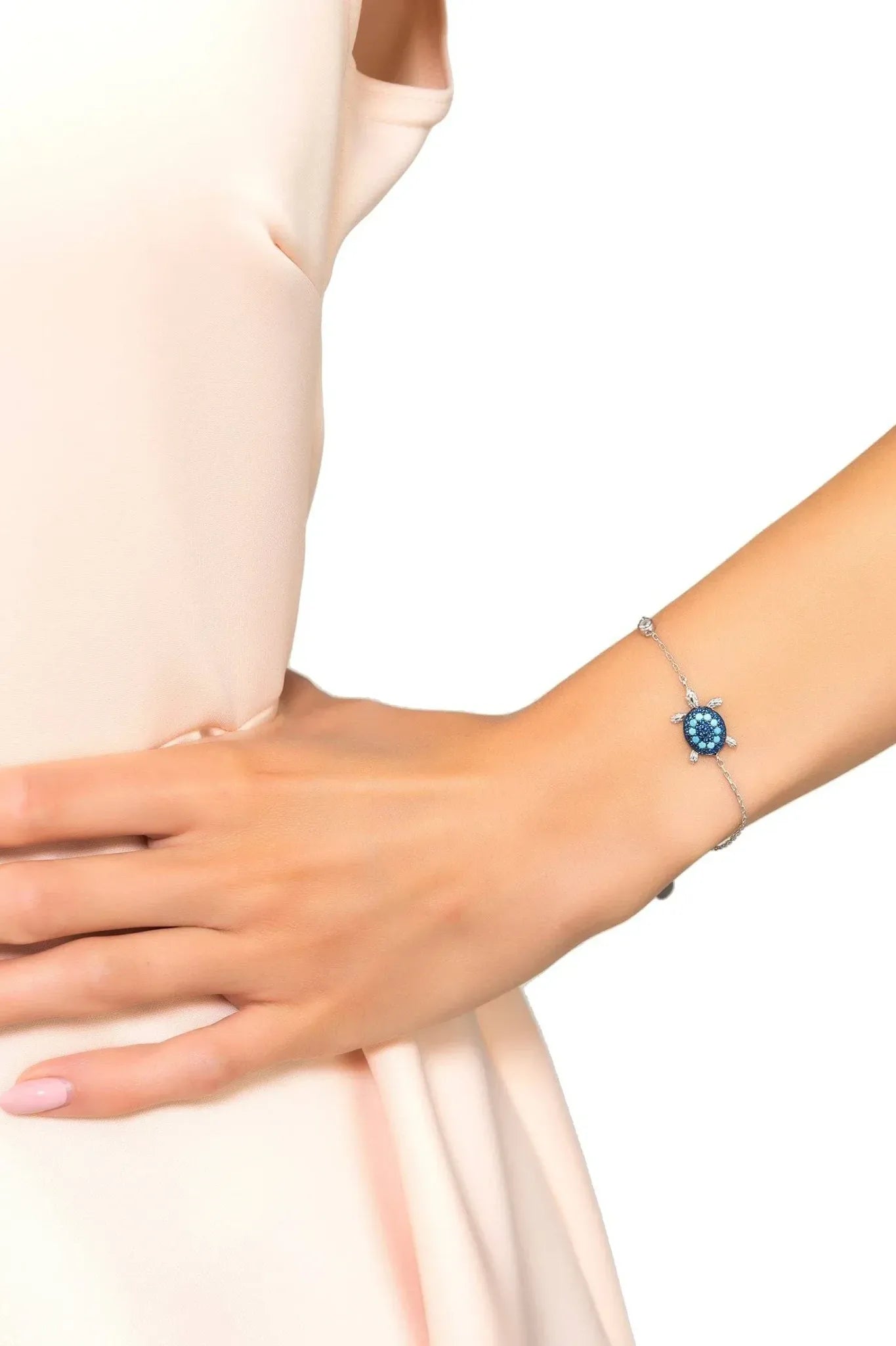 Turtle Turquoise Blue Bracelet Silver - LATELITA Bracelets