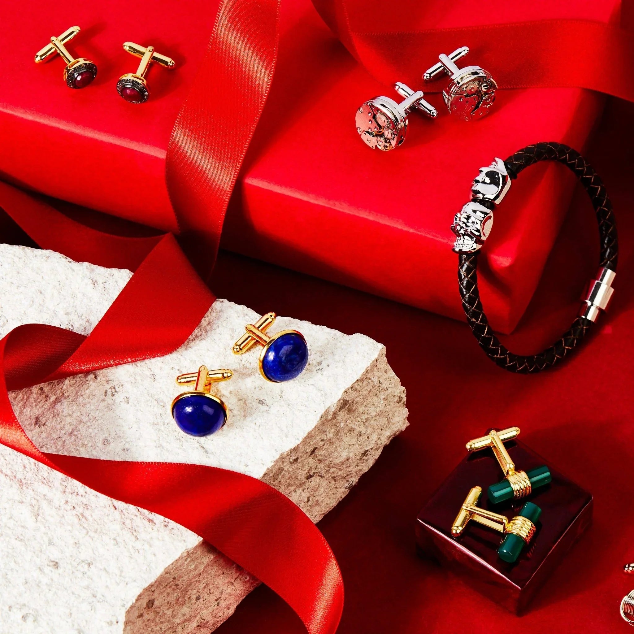 Watch Movement Cufflink Silver - LATELITA Cufflinks