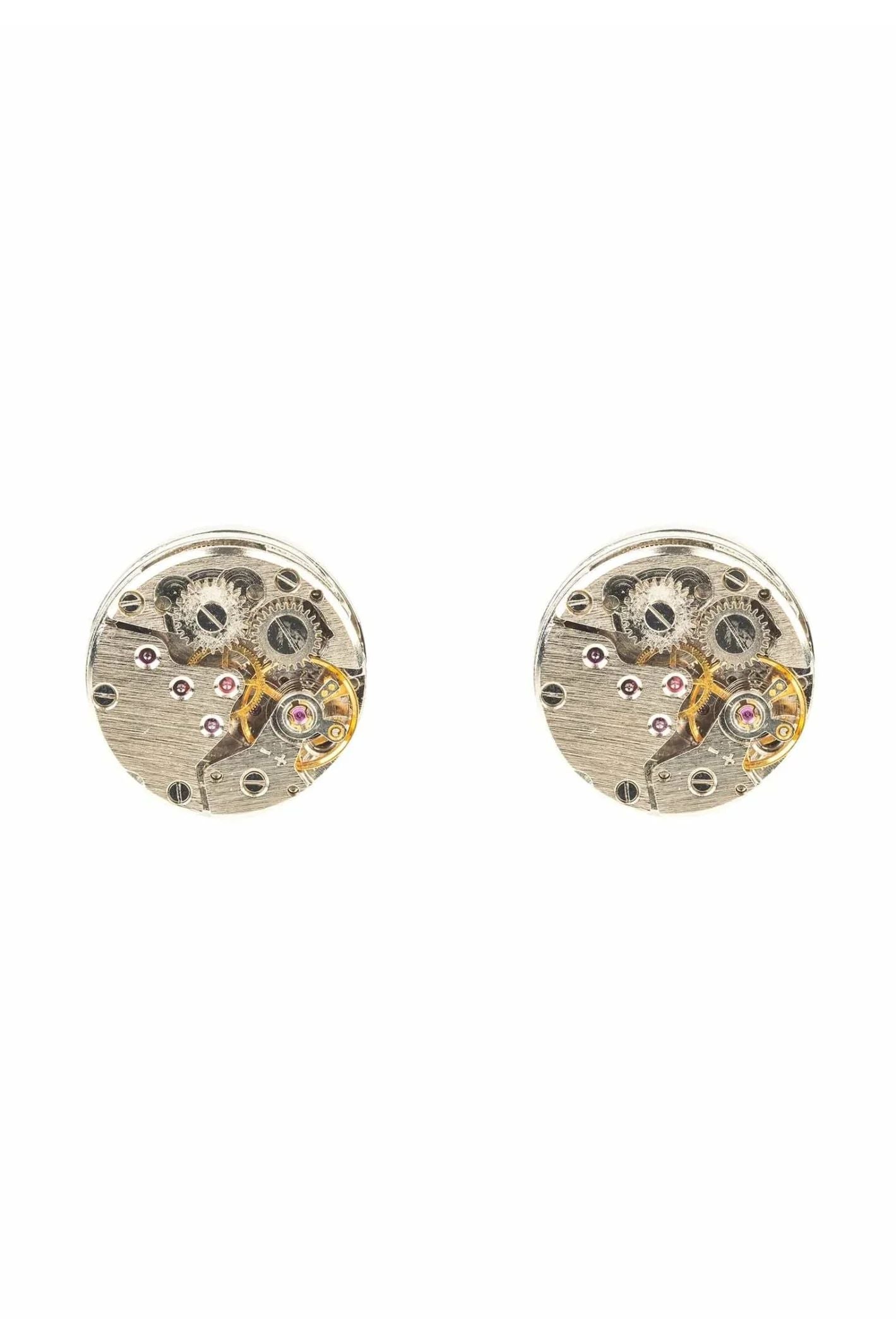Watch Movement Cufflink Silver - LATELITA Cufflinks
