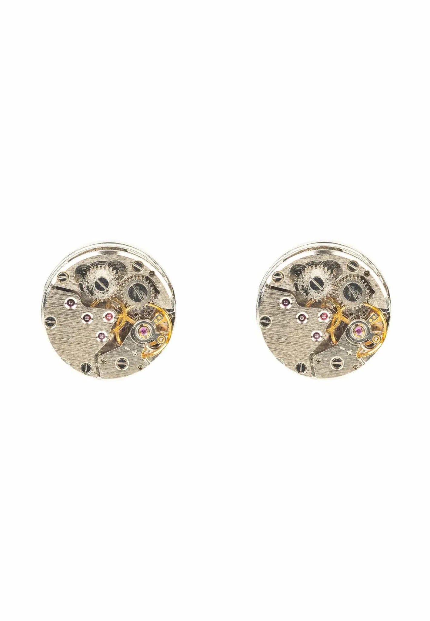 Watch Movement Cufflink Silver - LATELITA Cufflinks