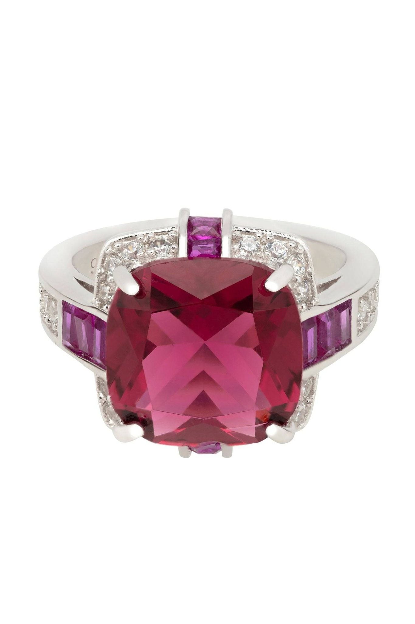 Windsor Silver Ring Ruby - LATELITA Rings