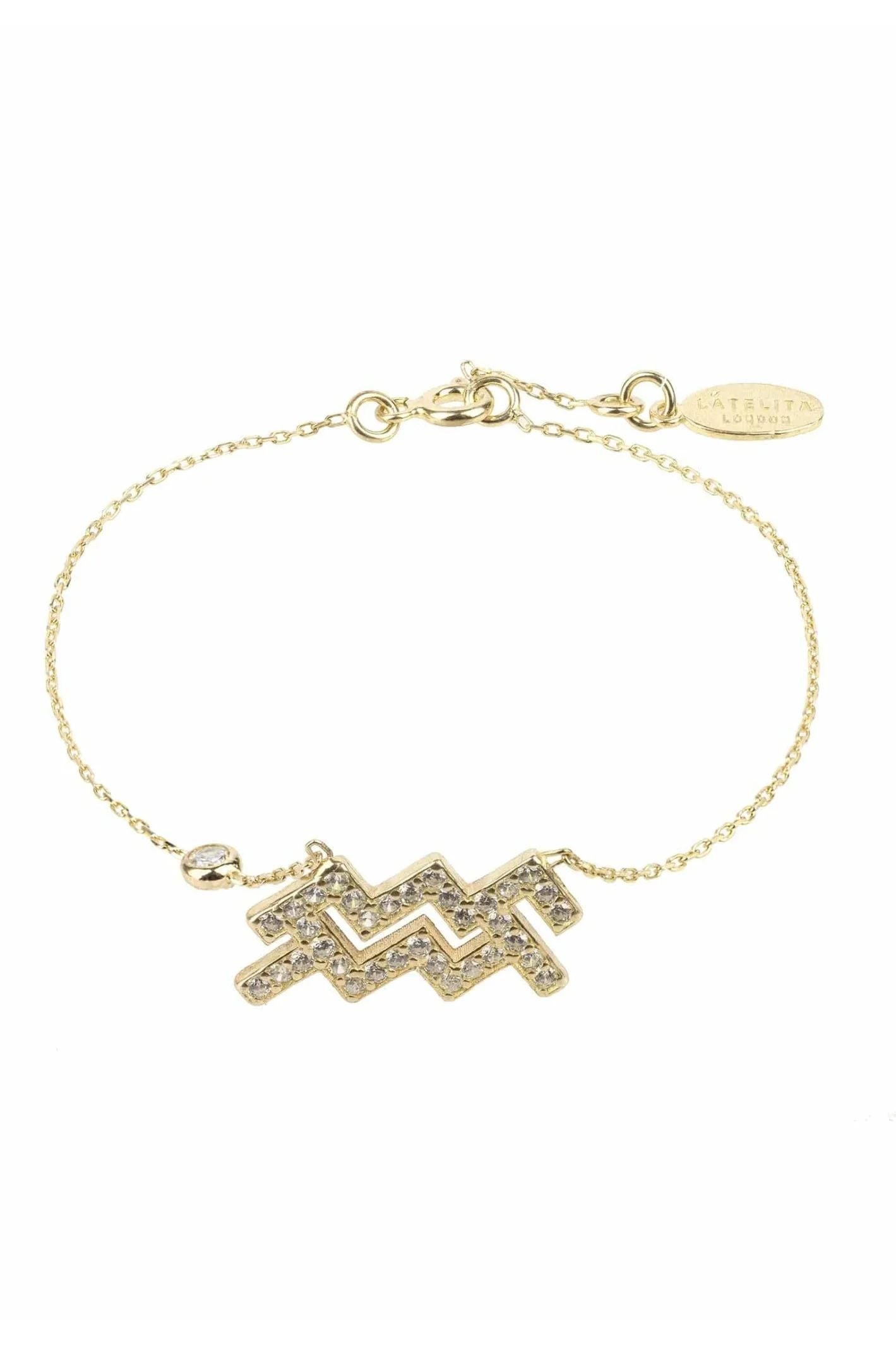 Zodiac Horoscope Star Sign Bracelet Aquarius - LATELITA Bracelets