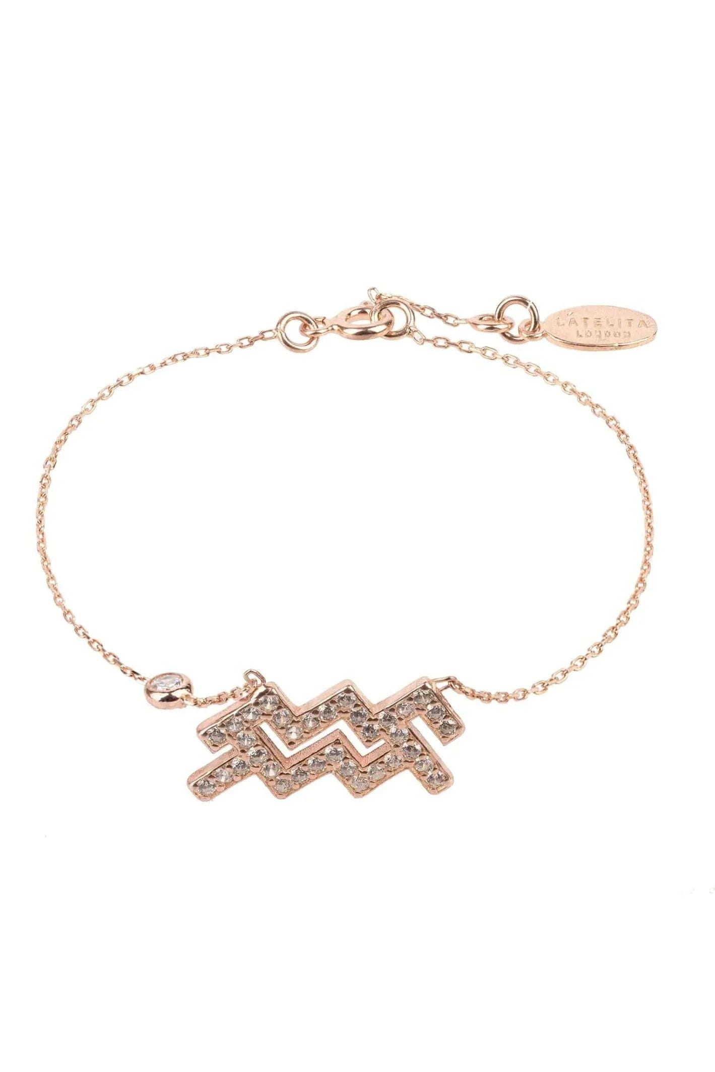Zodiac Horoscope Star Sign Bracelet Aquarius - LATELITA Bracelets