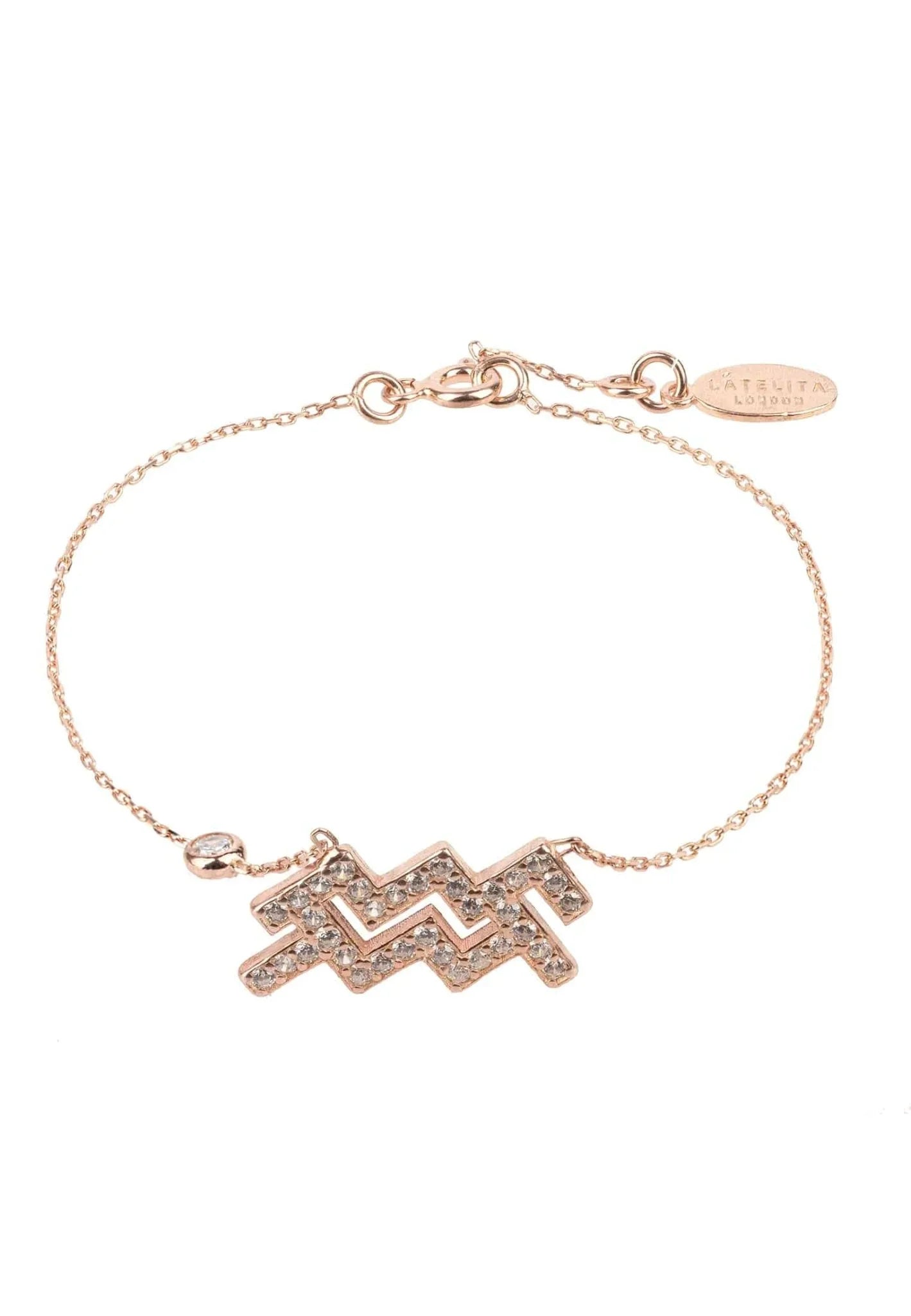 Zodiac Horoscope Star Sign Bracelet Aquarius - LATELITA Bracelets