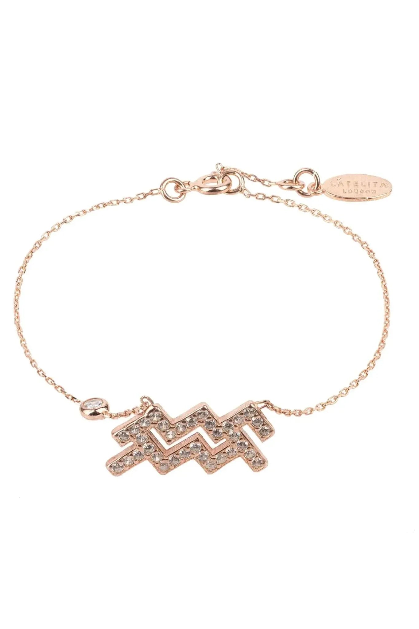 Zodiac Horoscope Star Sign Bracelet Aquarius - LATELITA Bracelets