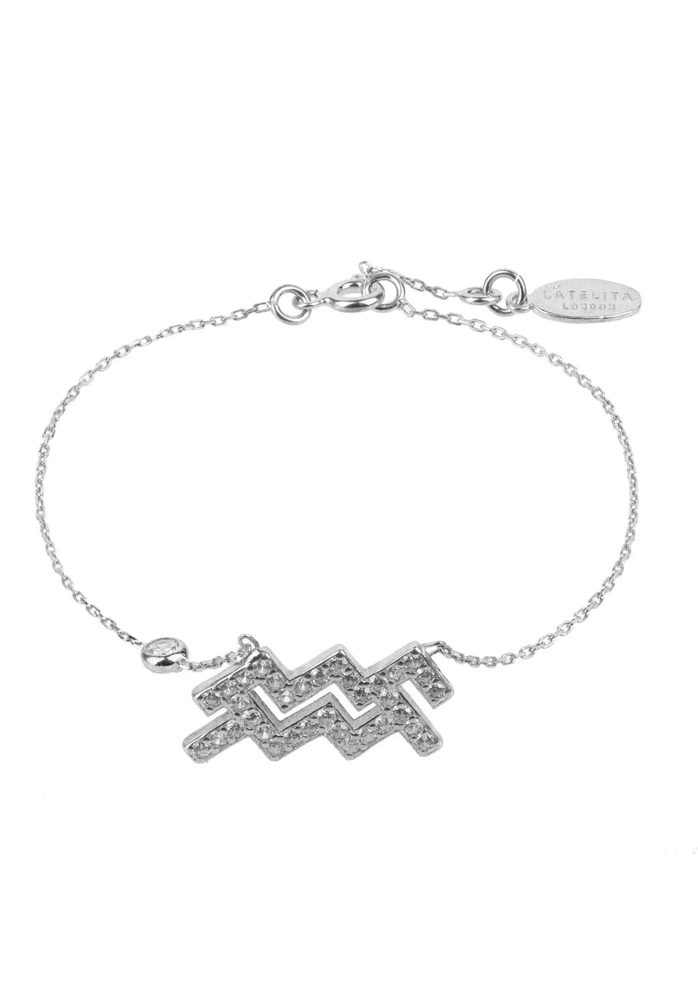 Zodiac Horoscope Star Sign Bracelet Aquarius - LATELITA Bracelets