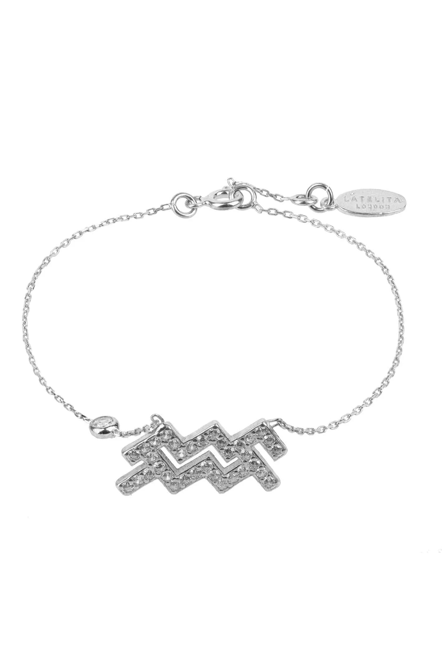 Zodiac Horoscope Star Sign Bracelet Aquarius - LATELITA Bracelets