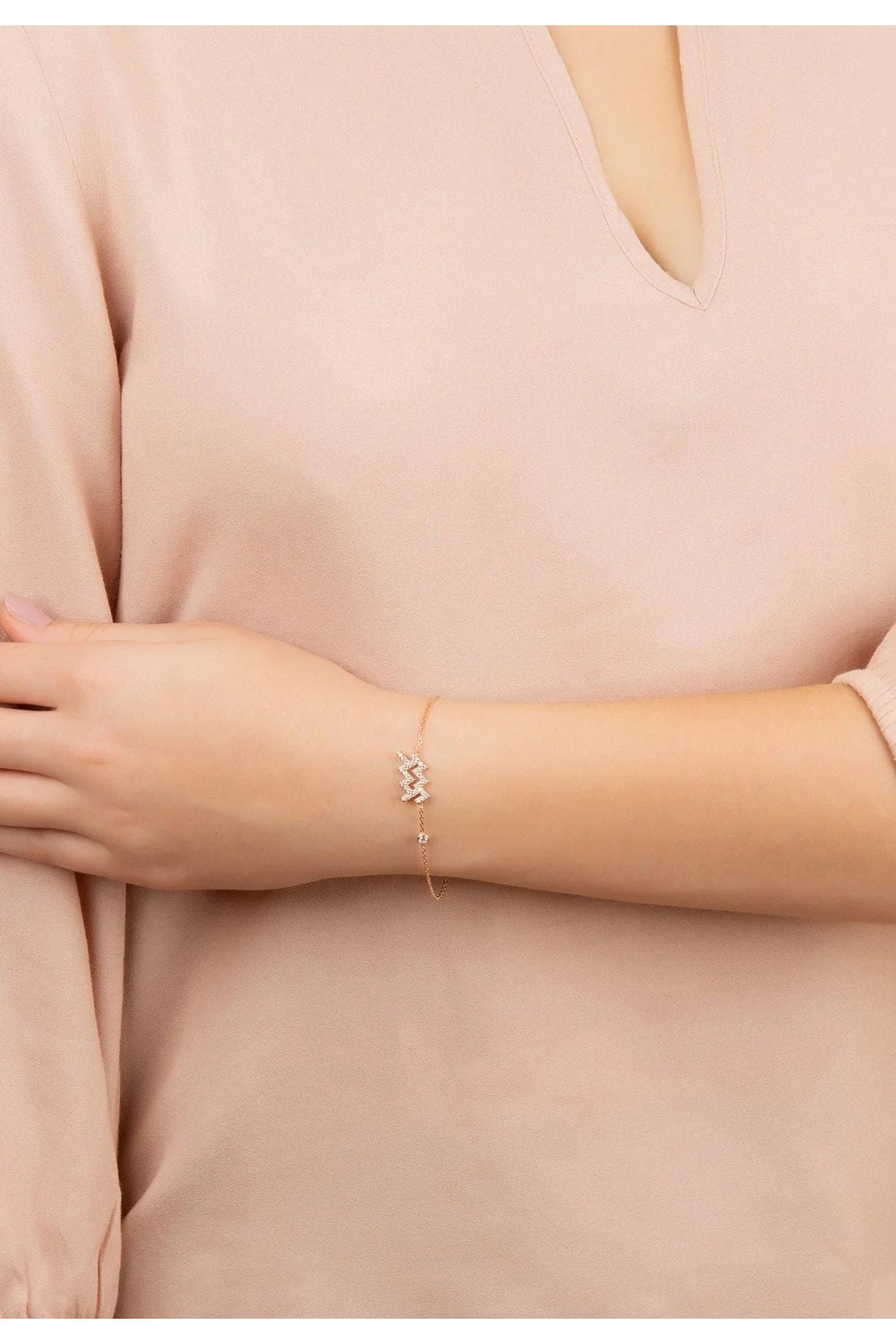 Zodiac Horoscope Star Sign Bracelet Aquarius - LATELITA Bracelets