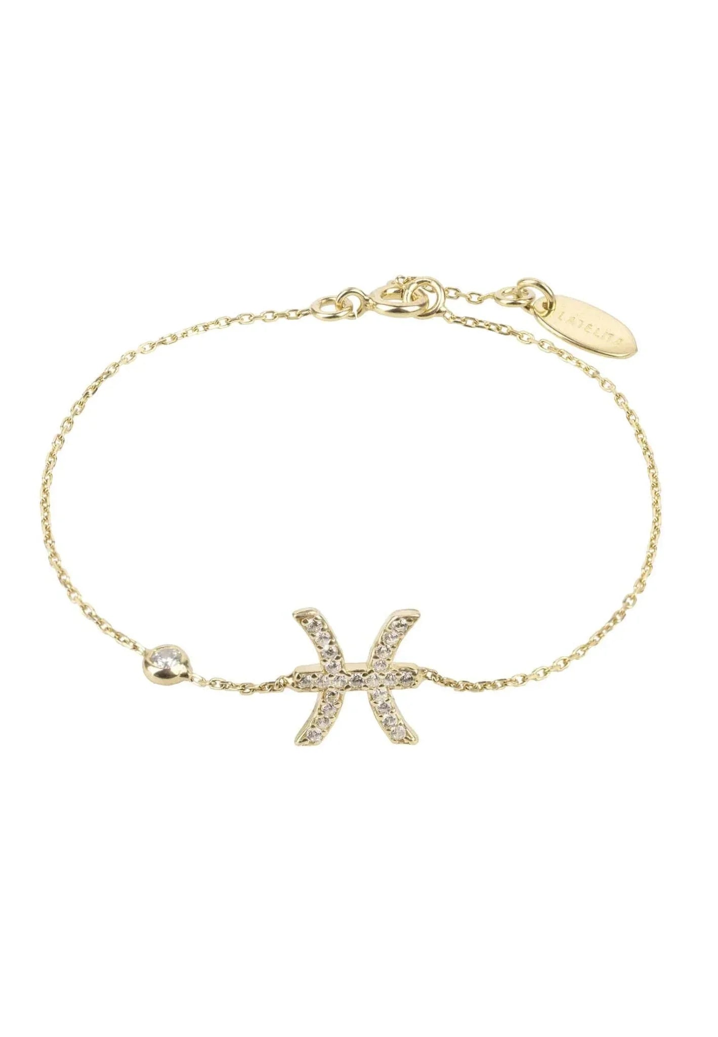 Zodiac Horoscope Star Sign Bracelet Pisces - LATELITA Bracelets