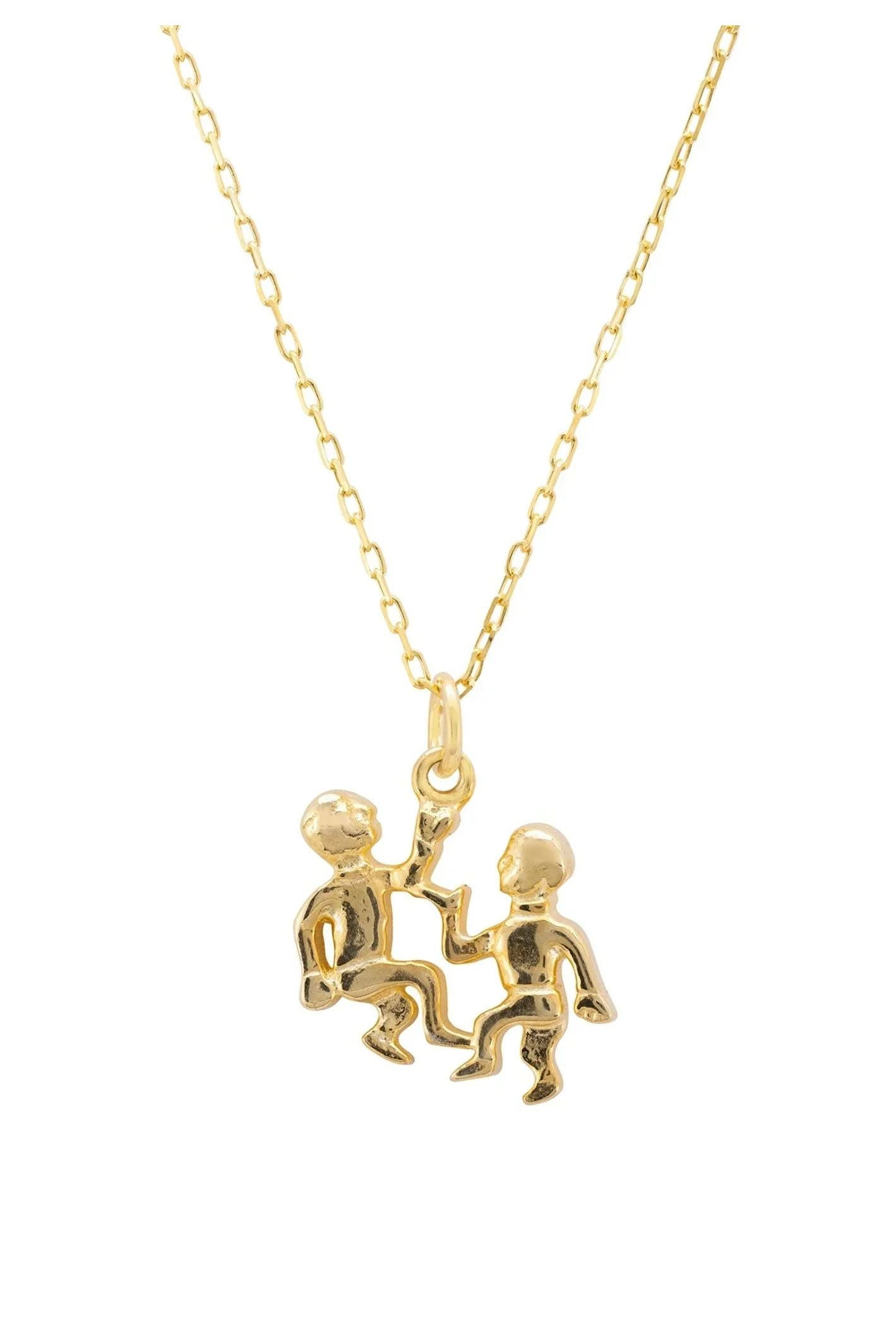Zodiac Star Sign Necklace Gold Gemini - LATELITA Necklaces