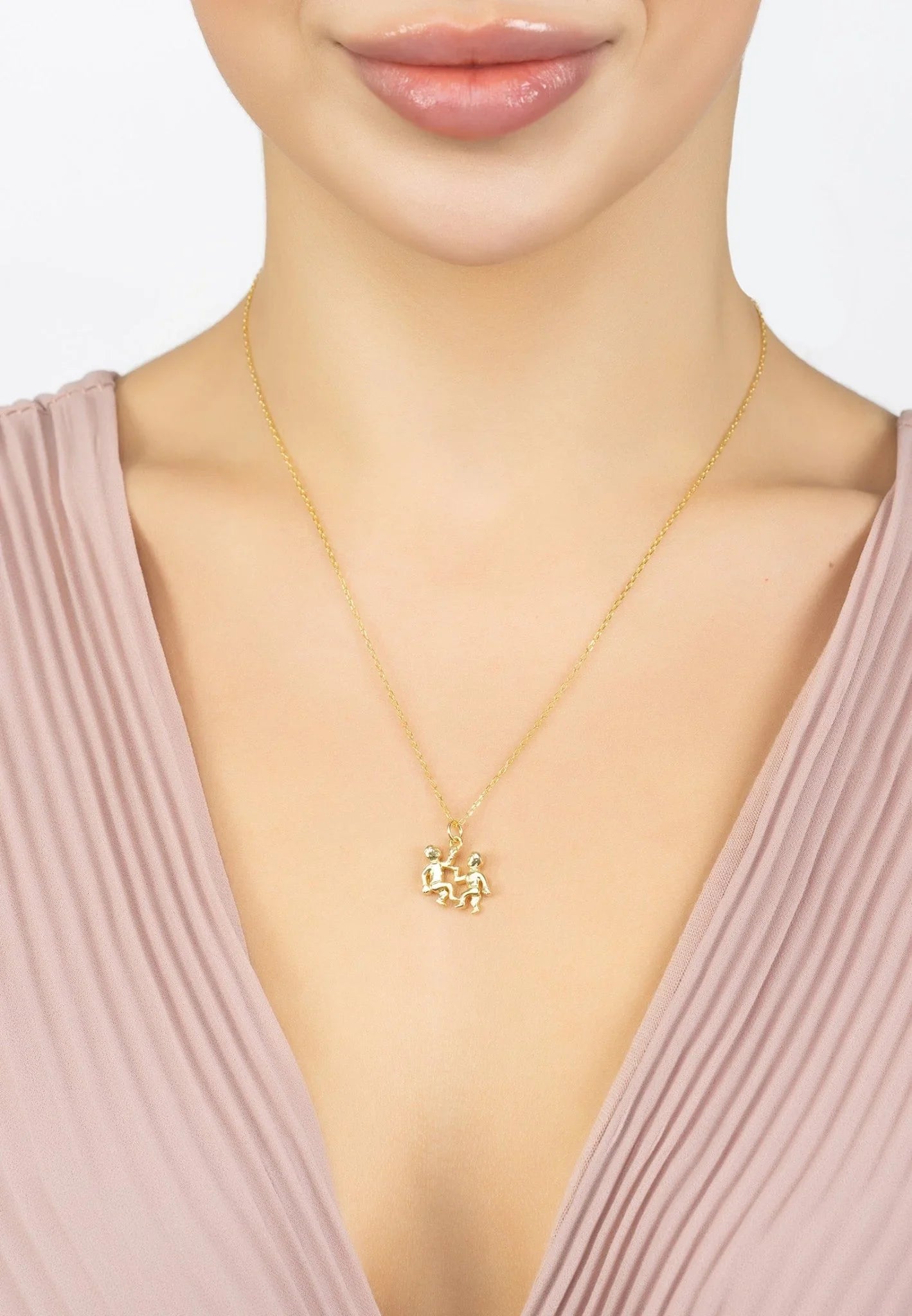 Zodiac Star Sign Necklace Gold Gemini - LATELITA Necklaces