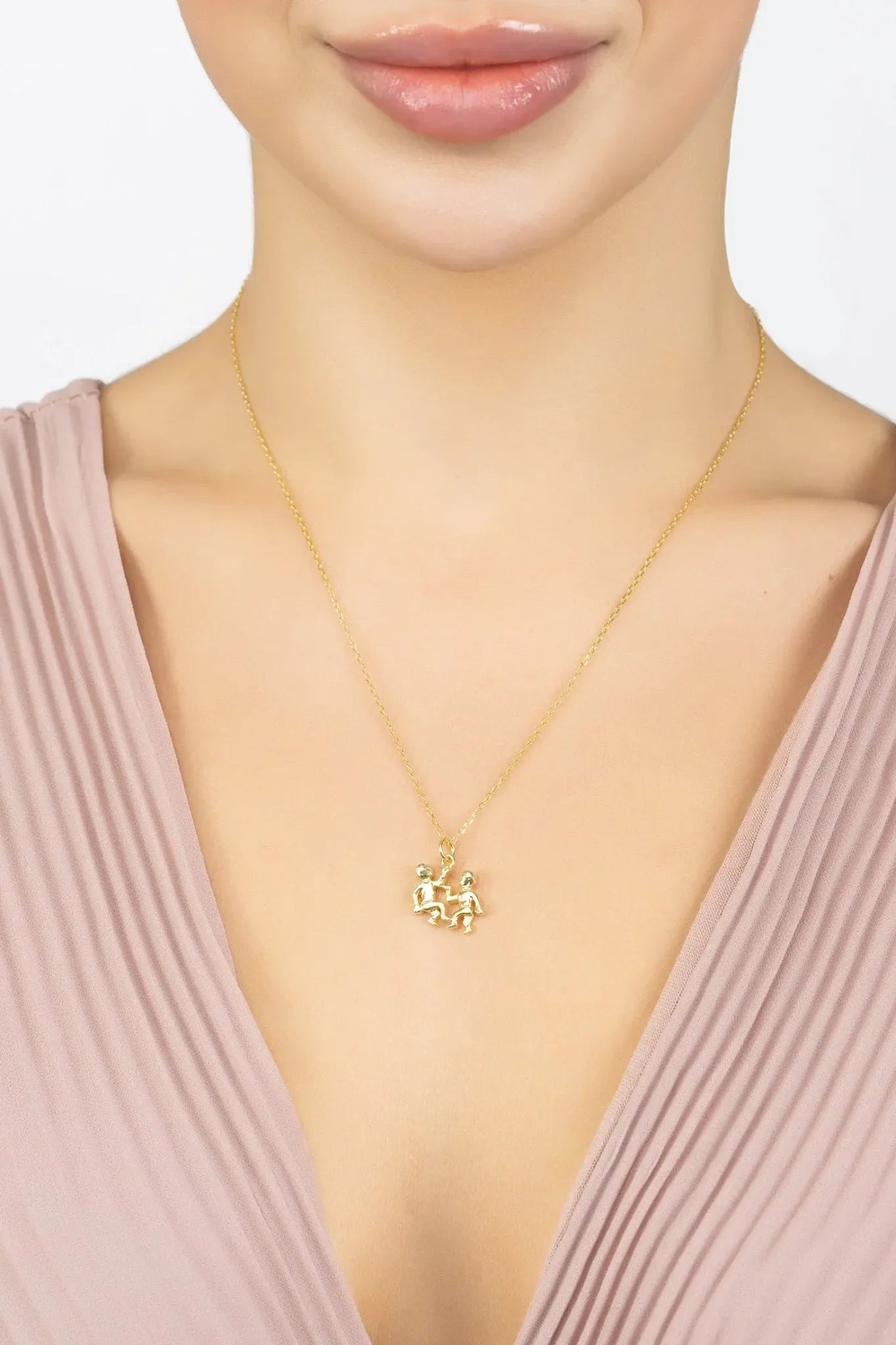 Zodiac Star Sign Necklace Gold Gemini - LATELITA Necklaces