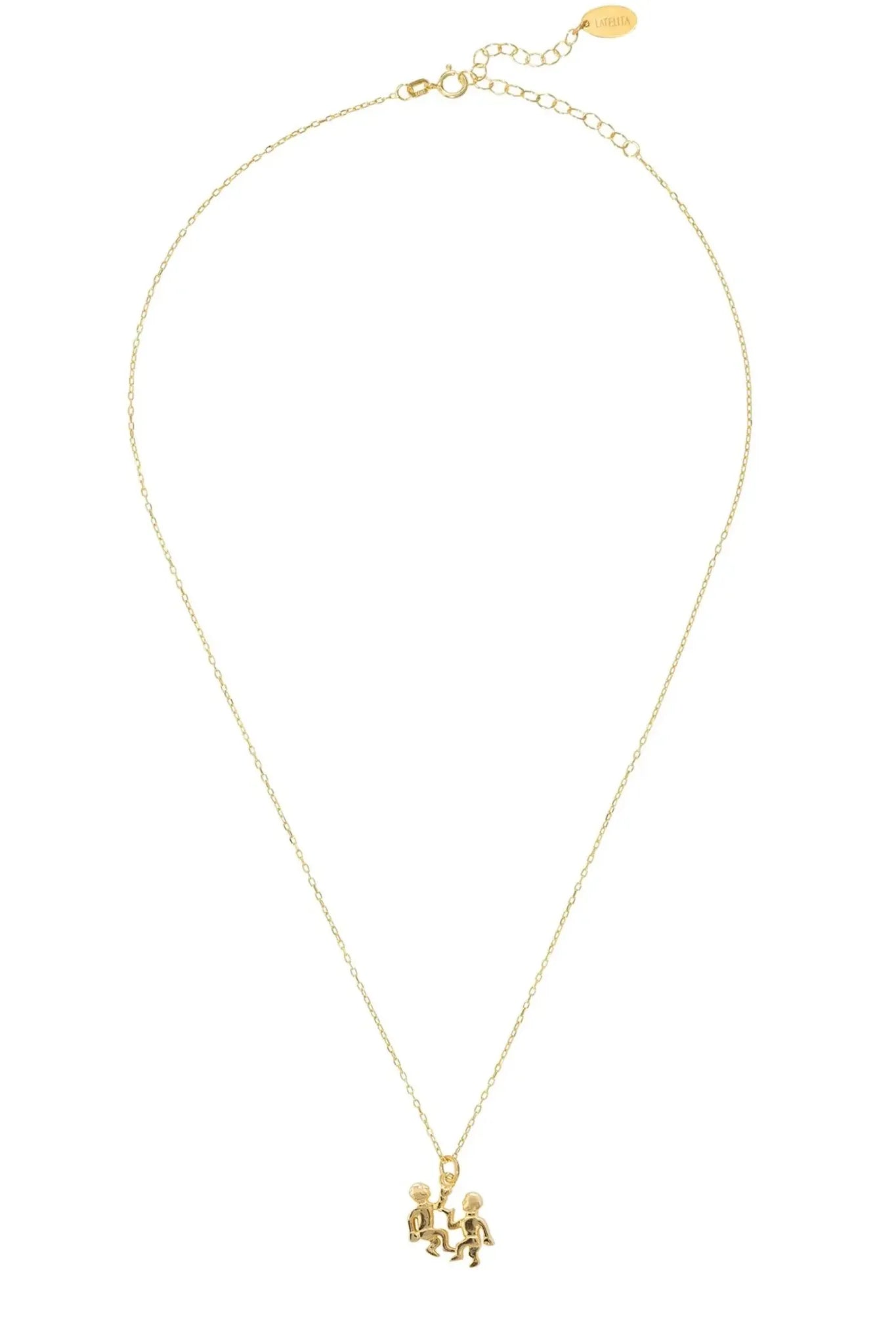 Zodiac Star Sign Necklace Gold Gemini - LATELITA Necklaces