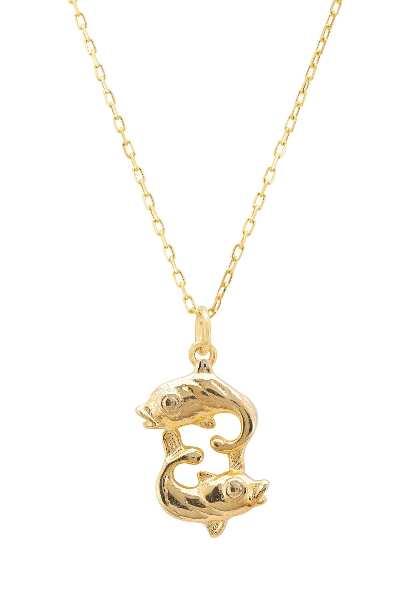 Zodiac Star Sign Necklace Gold Pisces - LATELITA Necklaces