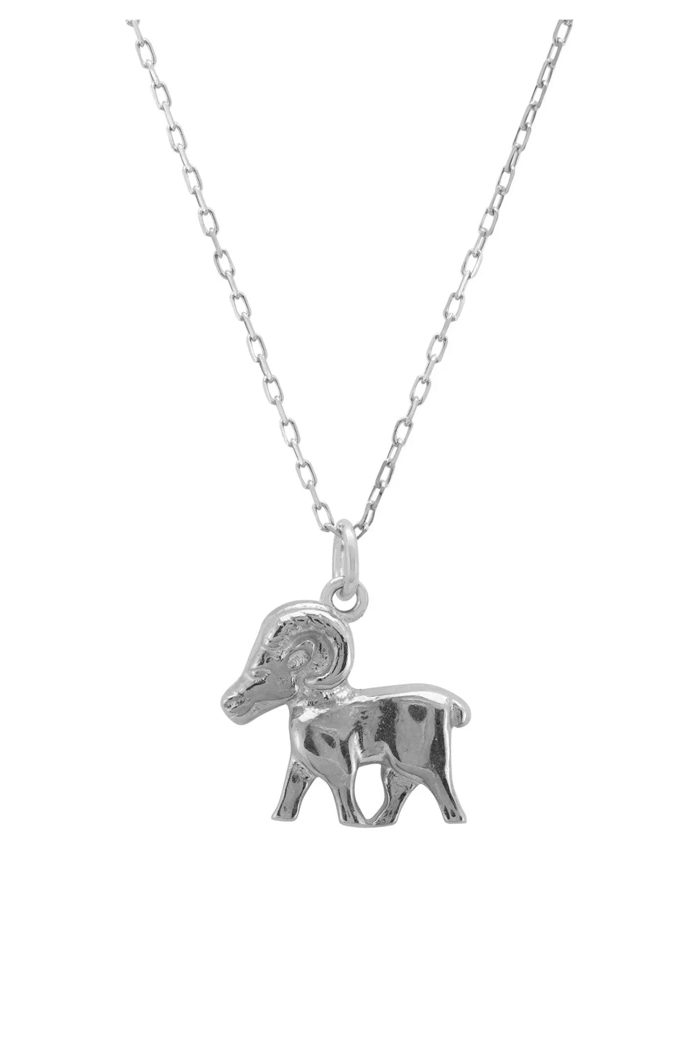 Zodiac Star Sign Necklace Silver Aries - LATELITA Necklaces