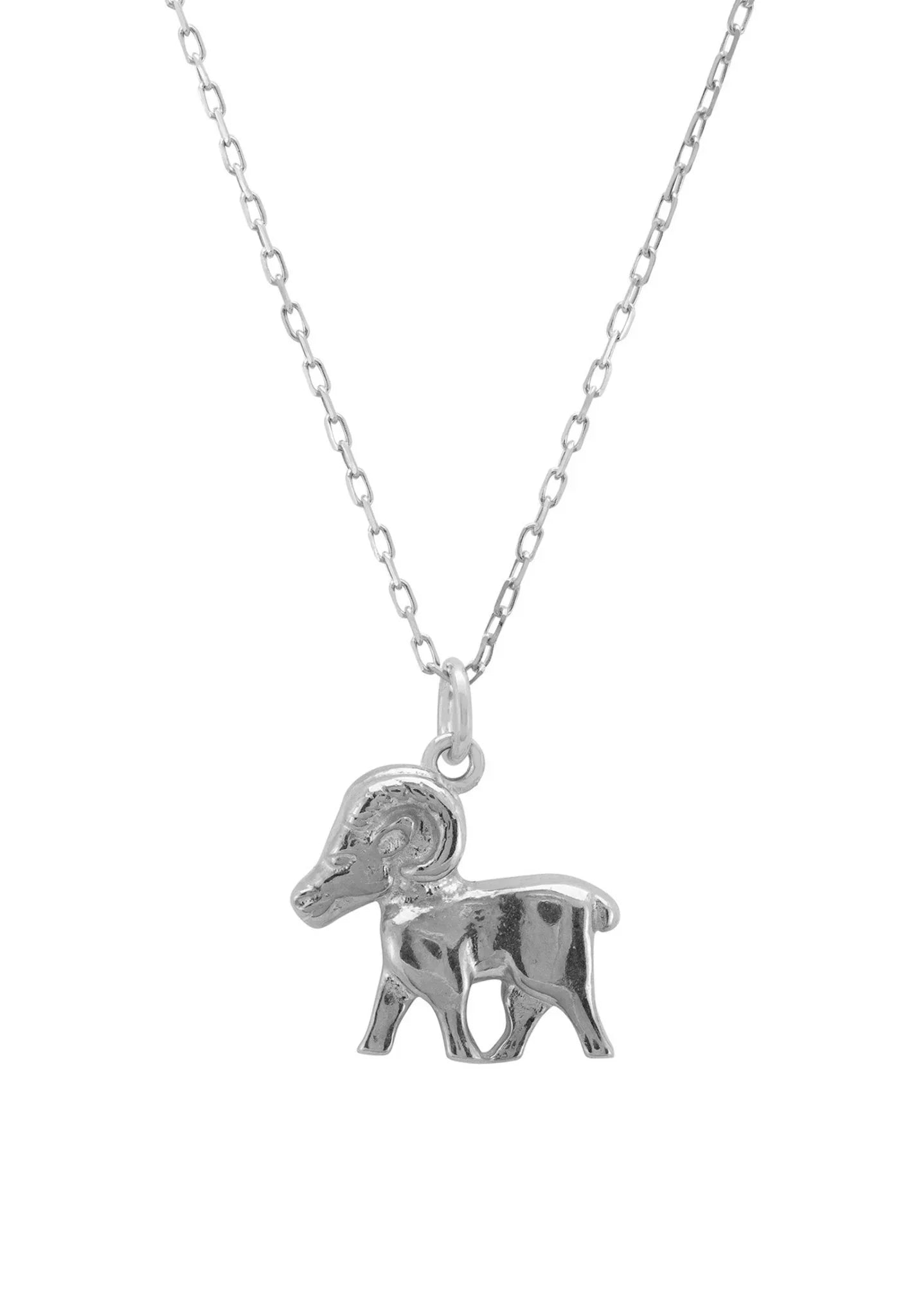 Zodiac Star Sign Necklace Silver Aries - LATELITA Necklaces