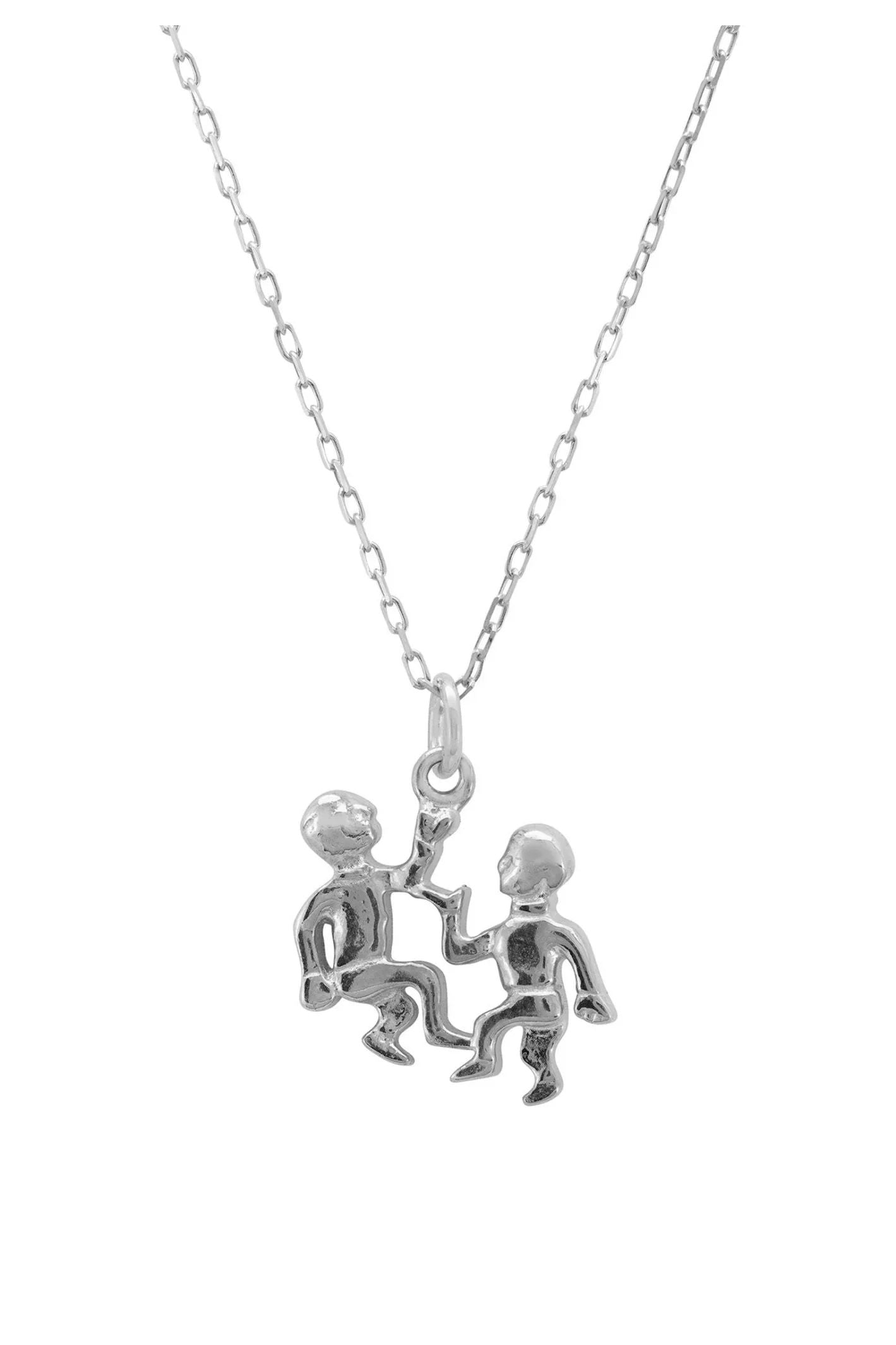 Zodiac Star Sign Necklace Silver Gemini - LATELITA Necklaces