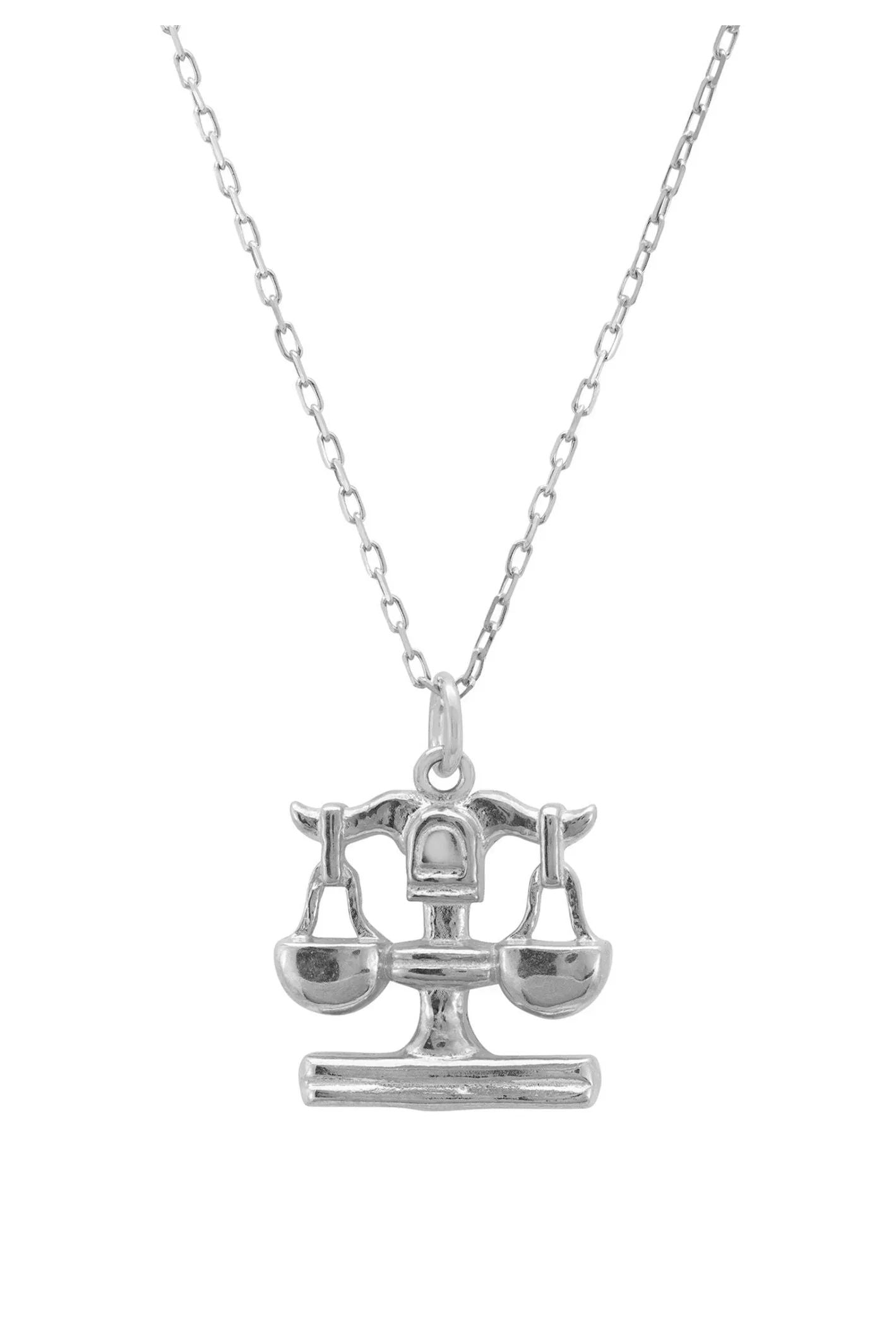 Zodiac Star Sign Necklace Silver Libra - LATELITA Necklaces