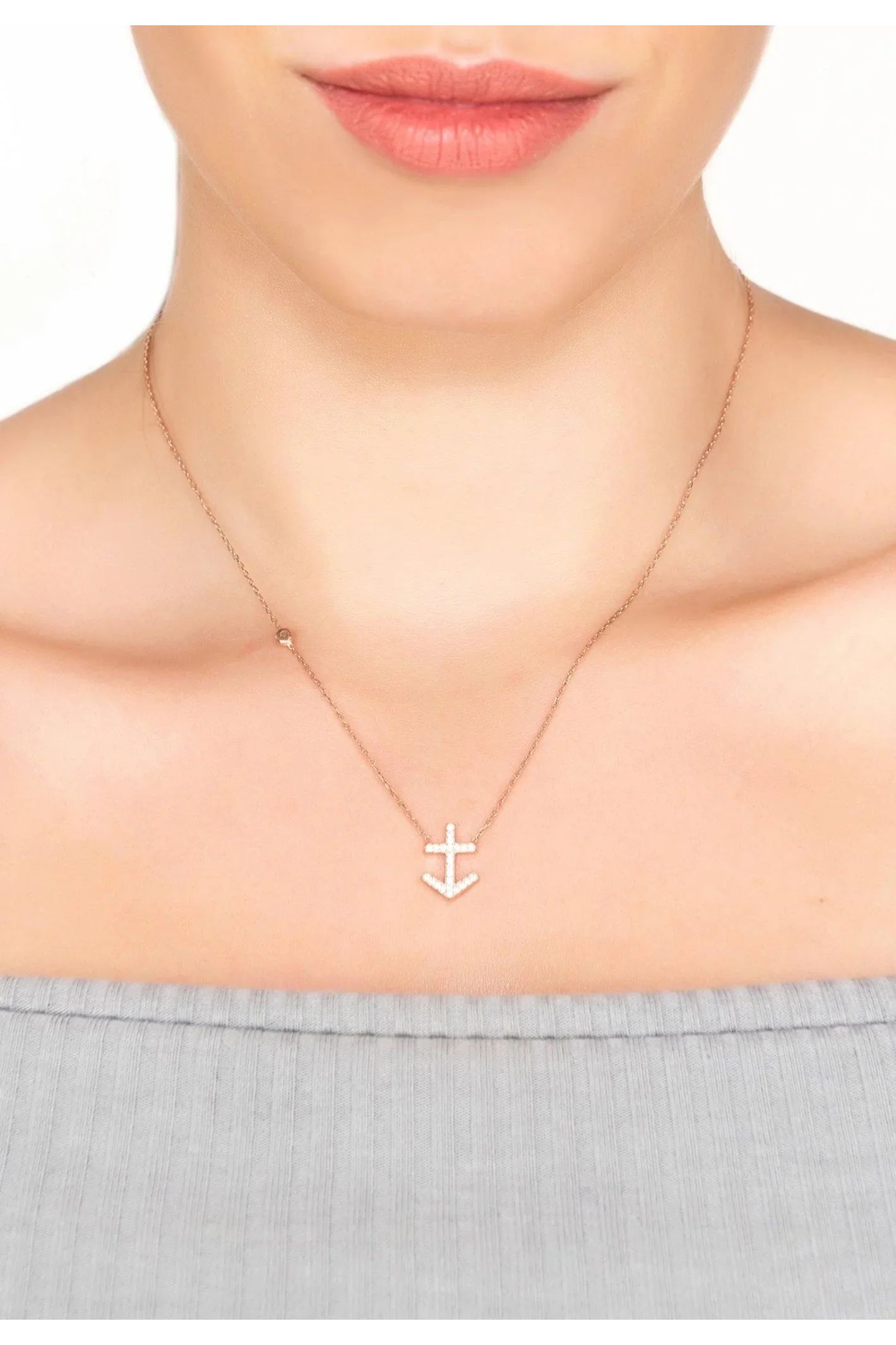 Zodiac Star Sign Pendant Necklace Rose Gold Sagittarius - LATELITA Necklaces