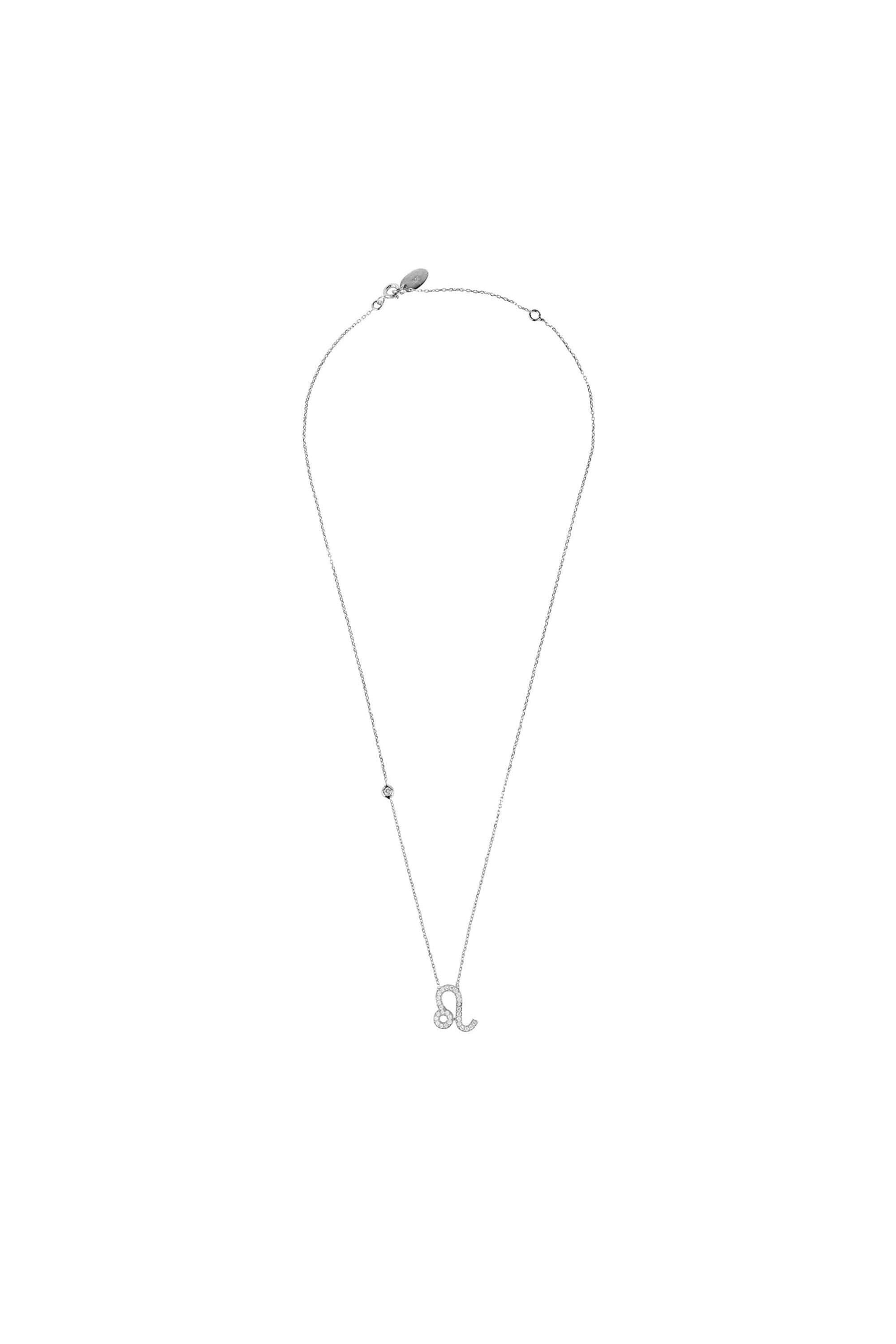 Zodiac Star Sign Pendant Necklace Silver Leo - LATELITA Necklaces